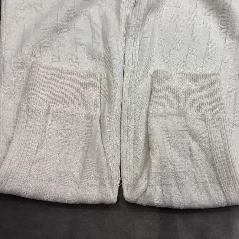 Hermes Hermes White All-Over Printed Knit Trousers Size 42" / US 20 - 9 Thumbnail