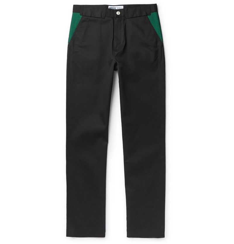 AFFXWRKS AFFIX Reflective Trim Black Twill Trousers Size US 32 / EU 48 - 1 Thumbnail