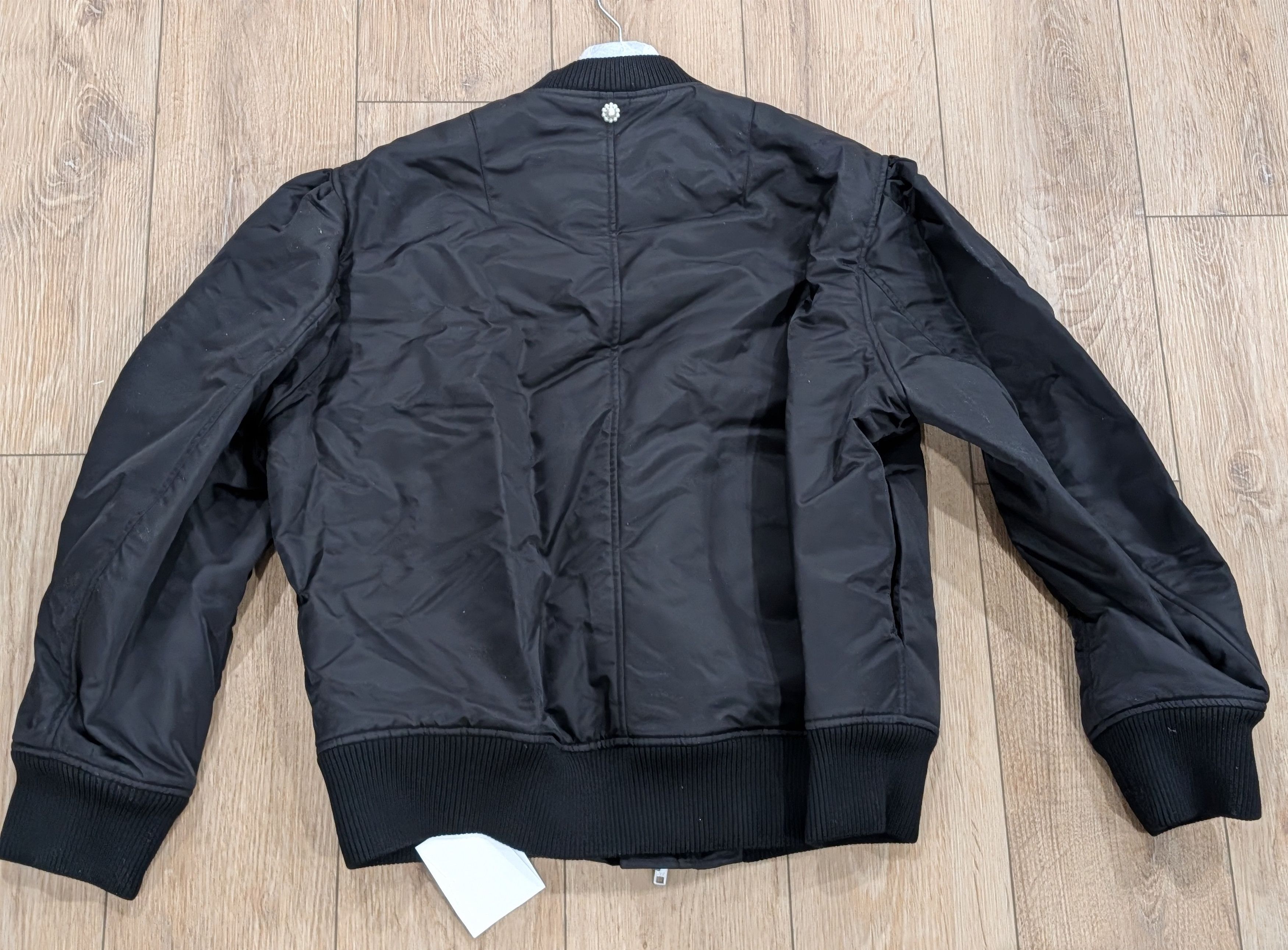 Simone Rocha SIMONE ROCHA Oversized Pocket Satin Bomber Jacket Black L Size US L / EU 52-54 / 3 - 5 Thumbnail