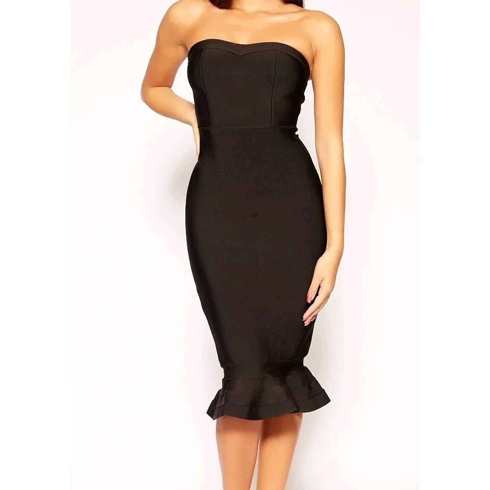 House of CB HOUSE OF CB Fabrizia size XS bandage Strapless A000151 Size XS / US 0-2 / IT 36-38 - 1 Thumbnail