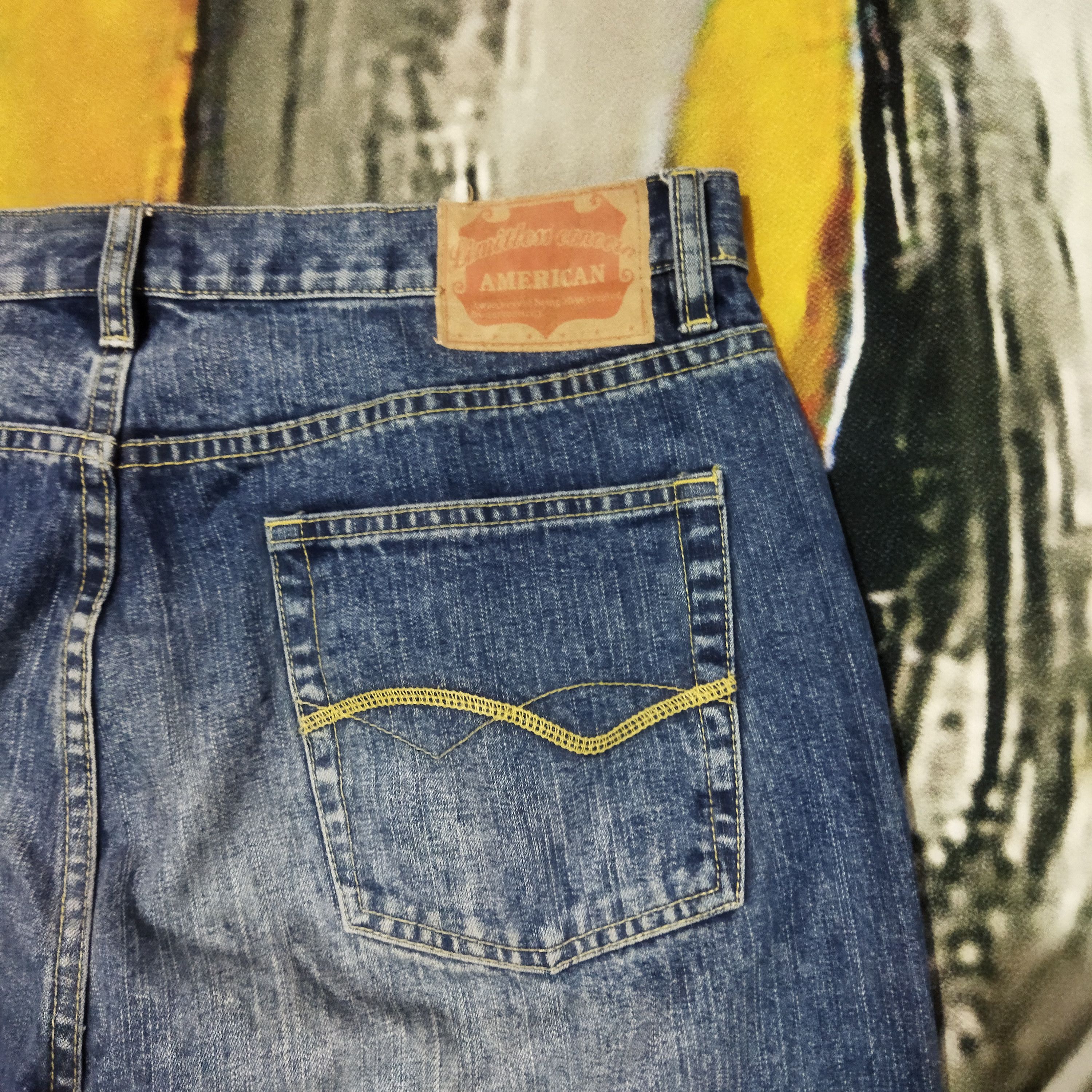 Japanese Brand × Vintage VINTAGE AMORE PURO DISTRESSED BLUE JEANS PANTS Size US 37 - 10 Thumbnail