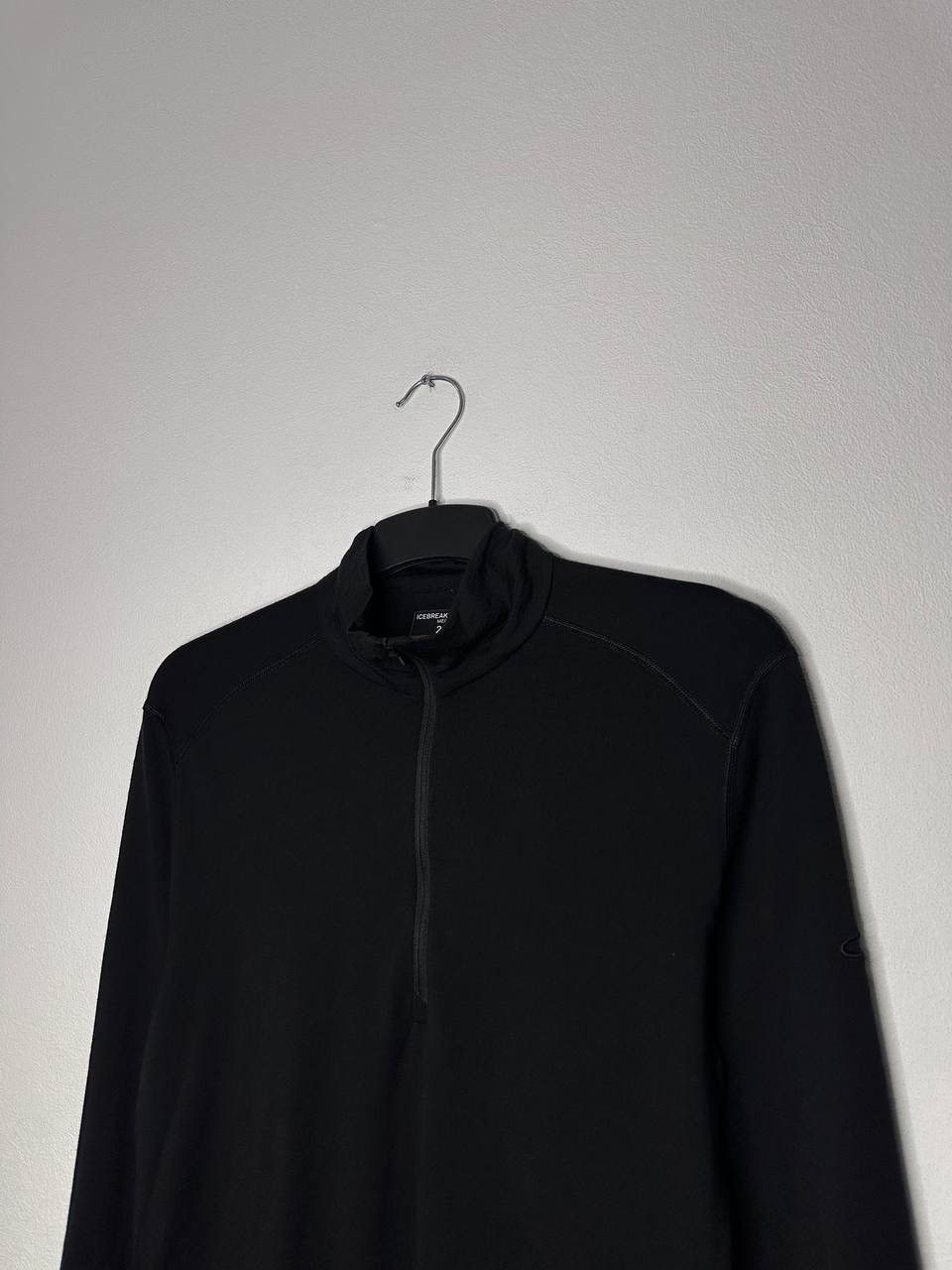 Icebreaker Icebreaker Merino 200 Oasis Thermal Zip Black Base Layer Size US M / EU 48-50 / 2 - 3 Thumbnail