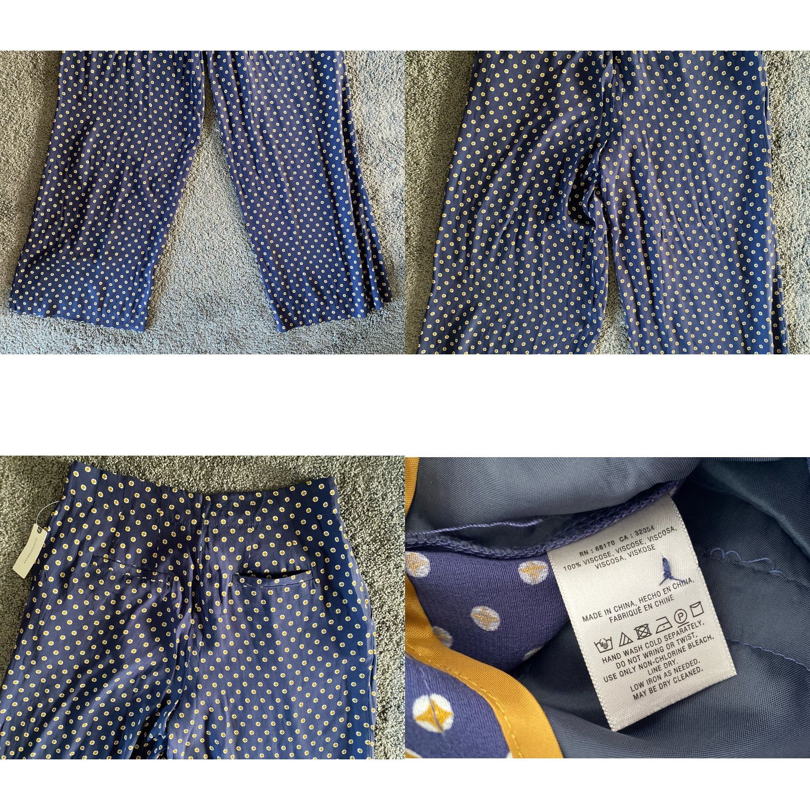 Anthropologie NWT New Feather Bone By Anthropologie Women’s Viscose Pants Size 8 MSRP 18 Size 30" / US 8 / IT 44 - 10 Thumbnail