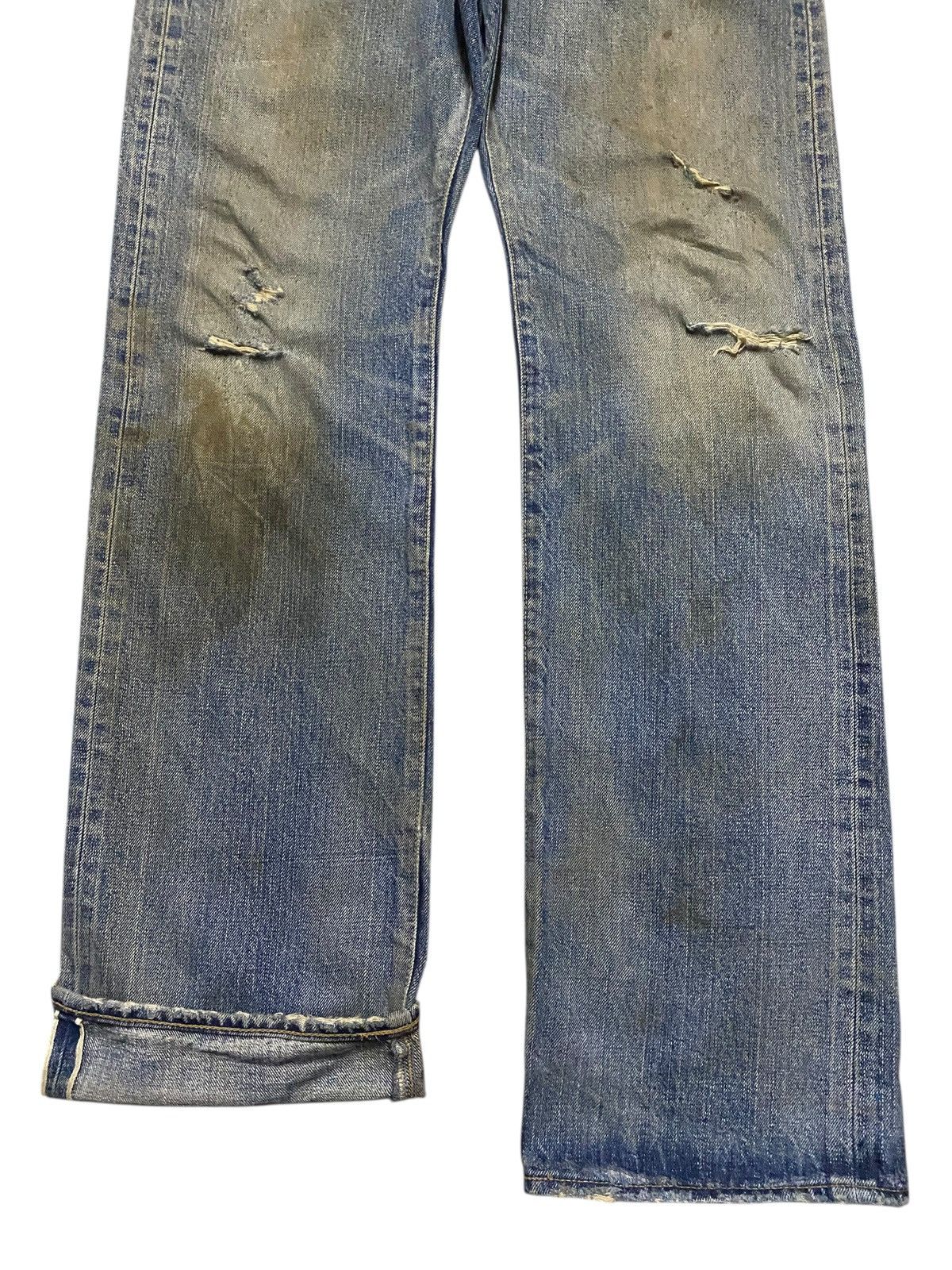 Junya Watanabe Vintage Blue Corn Japan Selvedge Heavy Faded Distressed Jean Size US 32 / EU 48 - 5 Thumbnail
