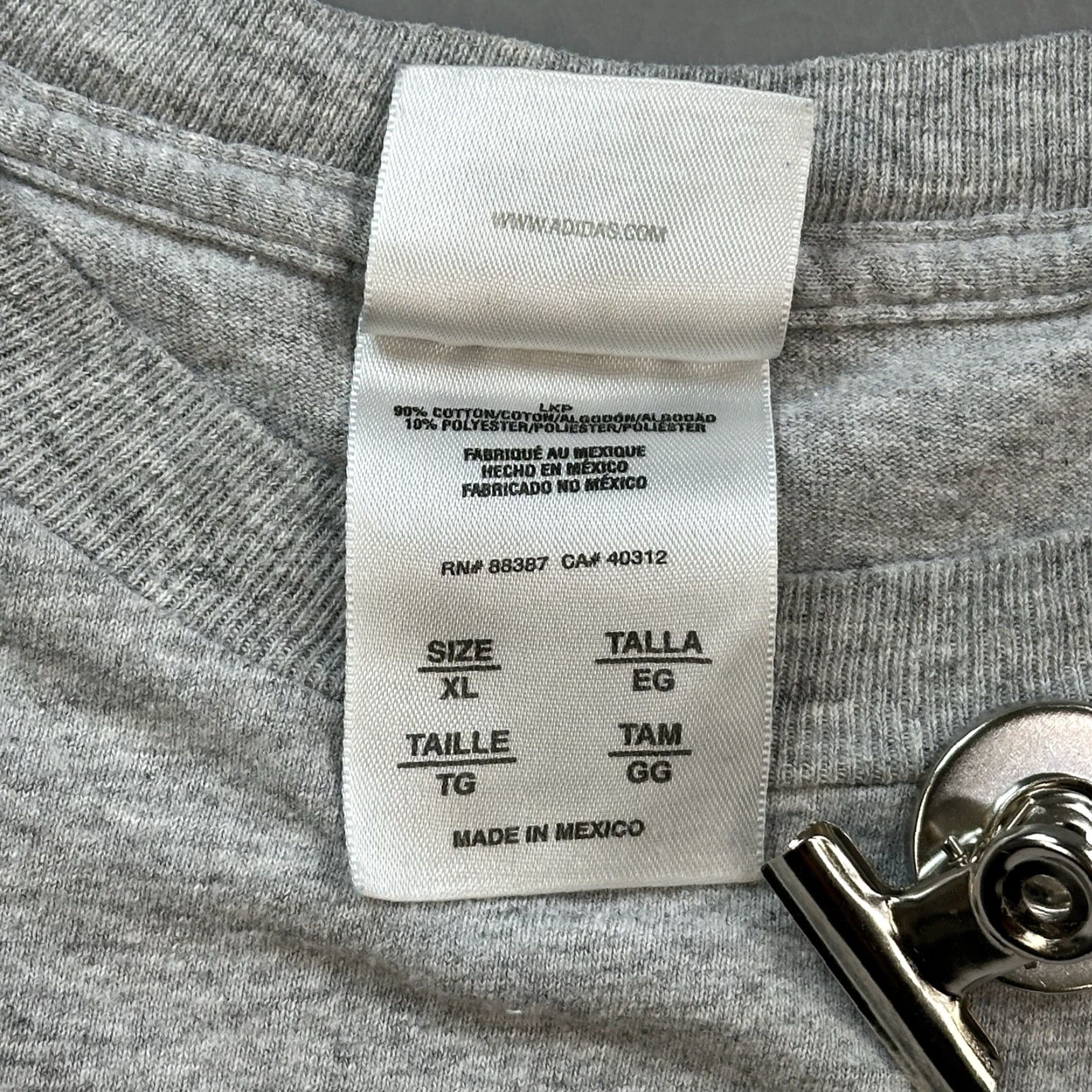 Adidas VINTAGE adidas Soccer Shirt Mens XL Gray Long Sleeve CASL Shootout Logo Y2K Size US XL / EU 56 / 4 - 7 Thumbnail