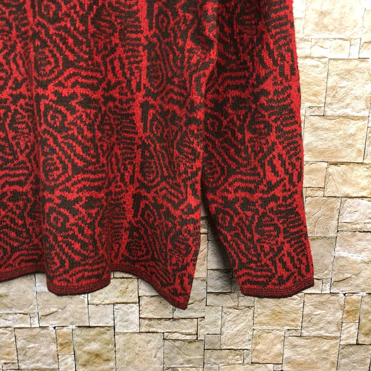 Homespun Knitwear × Japanese Brand × Vintage Celliealan vintage japan Red Knitwear #A1099 Size M / US 6-8 / IT 42-44 - 8 Thumbnail