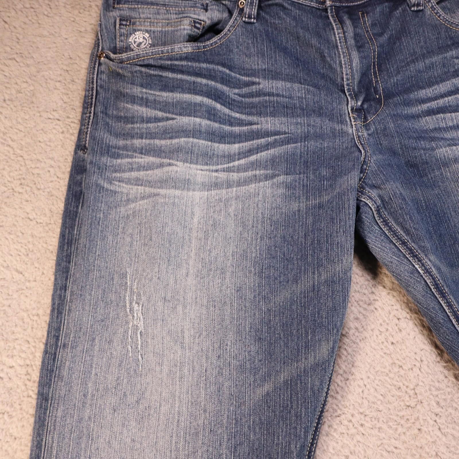 Designer Buffalo David Bitton Evan-X Slim Stretch Jean 38x30 blue Size US 38 / EU 54 - 7 Thumbnail
