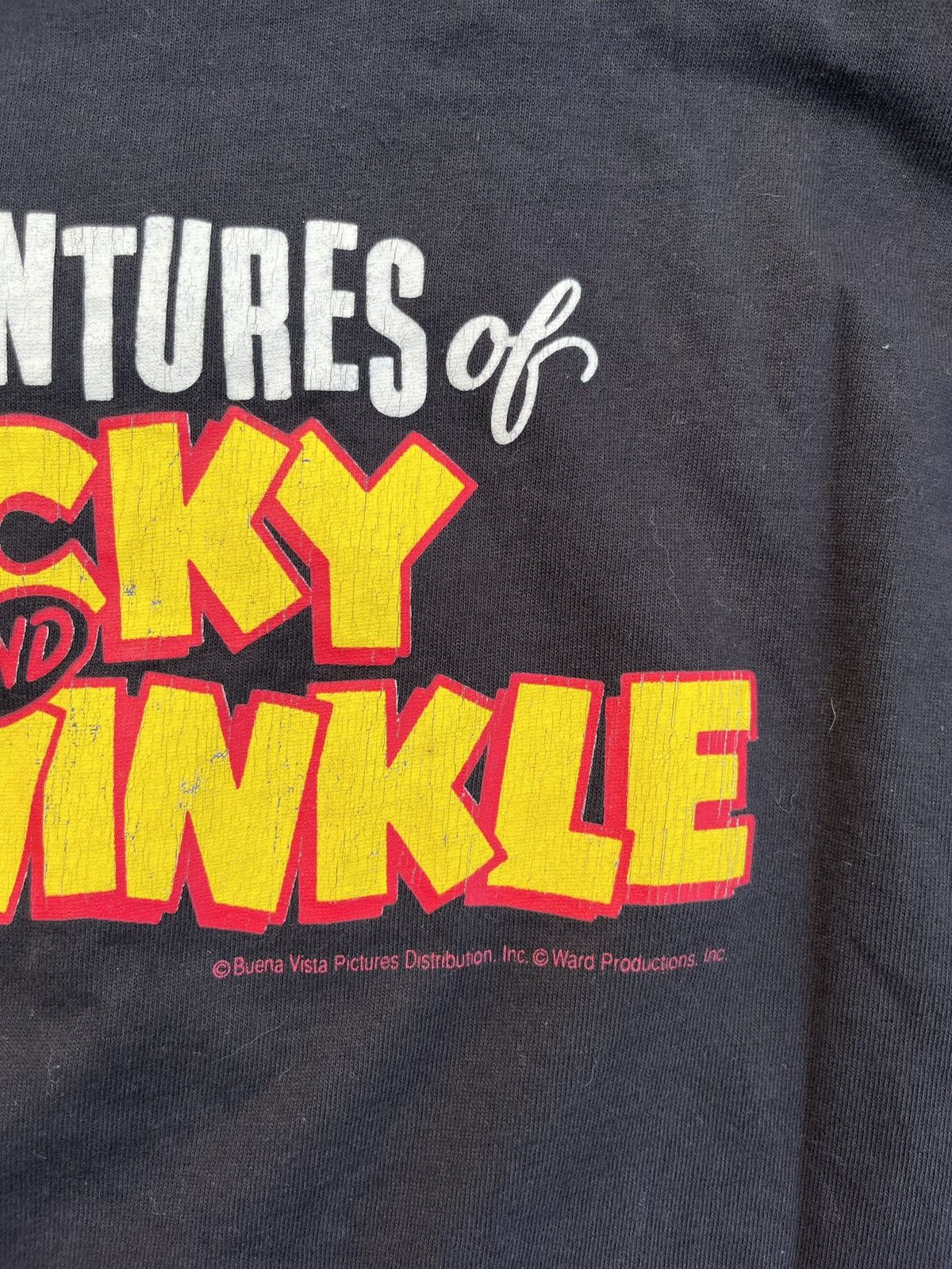 Vintage Vintage 1991 The Adventures of Rocky & Bullwinkle Shirt Size US L / EU 52-54 / 3 - 6 Thumbnail