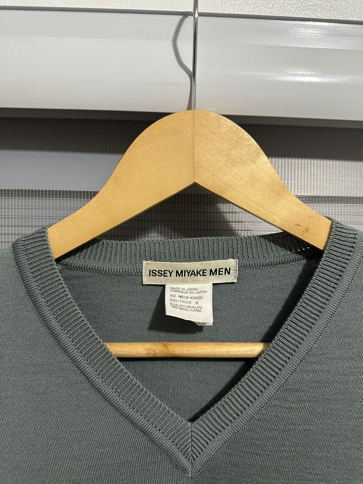 Issey Miyake Issey Miyake Man V neck Sweater Size US M / EU 48-50 / 2 - 2 Thumbnail