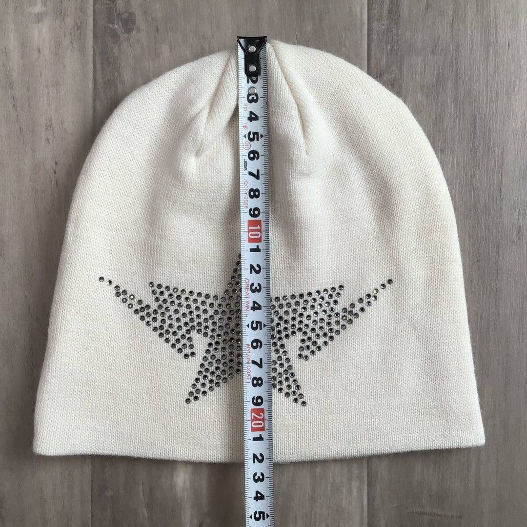 Bape × Swarovski Swarovski × BAPE STA LOGO beanie knit cap a bathing ape NIGO Size ONE SIZE - 5 Thumbnail