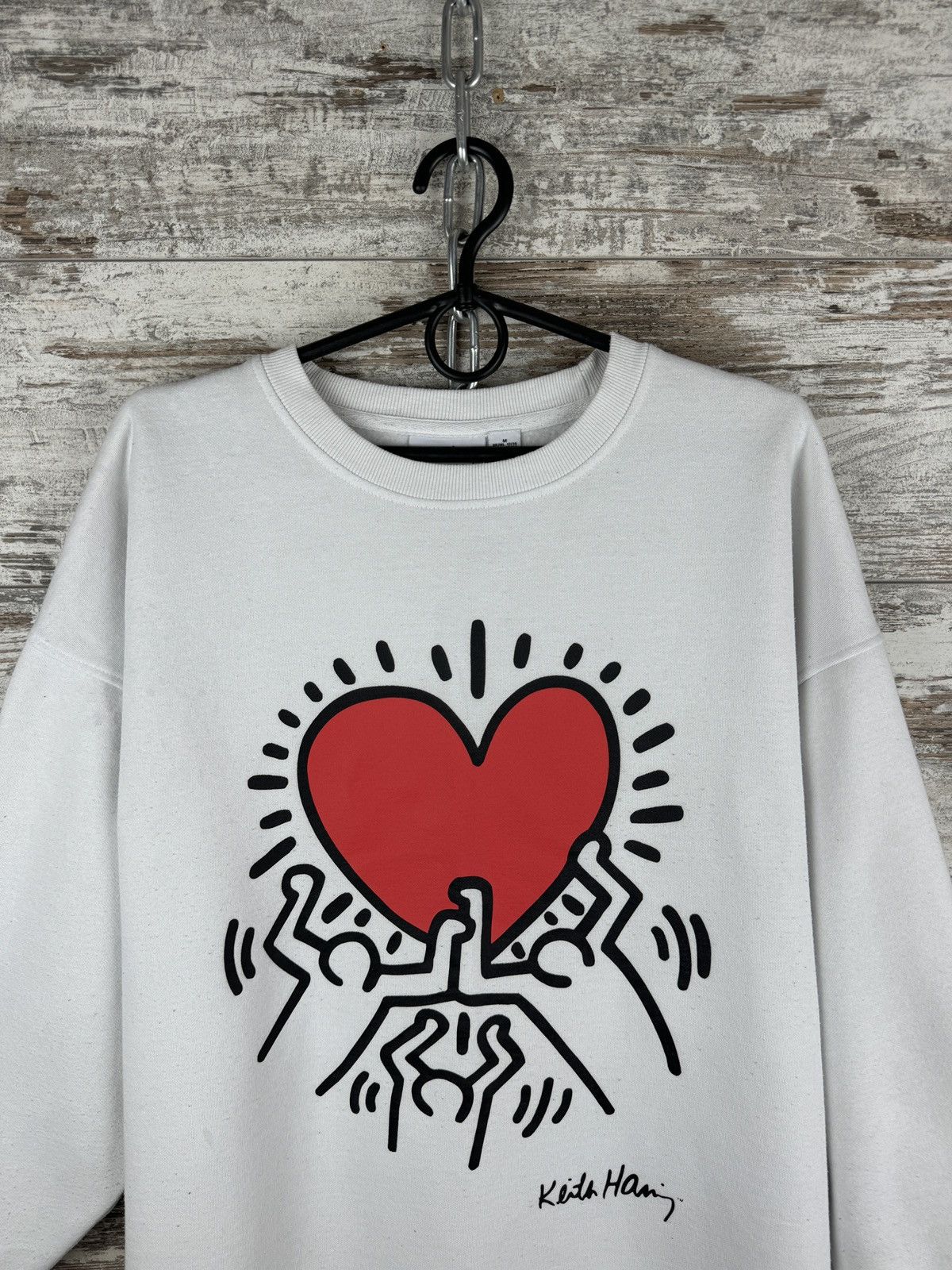 Japanese Brand × Keith Haring Vintage Keith Haring Sweatshirt big logo streetwear y2k Size US M / EU 48-50 / 2 - 3 Thumbnail