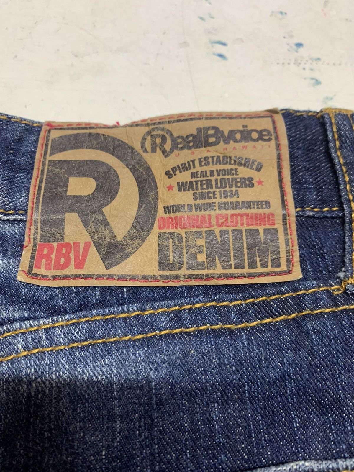 Other Real bvoice denim distressed and patchwork Size US 31 - 16 Thumbnail