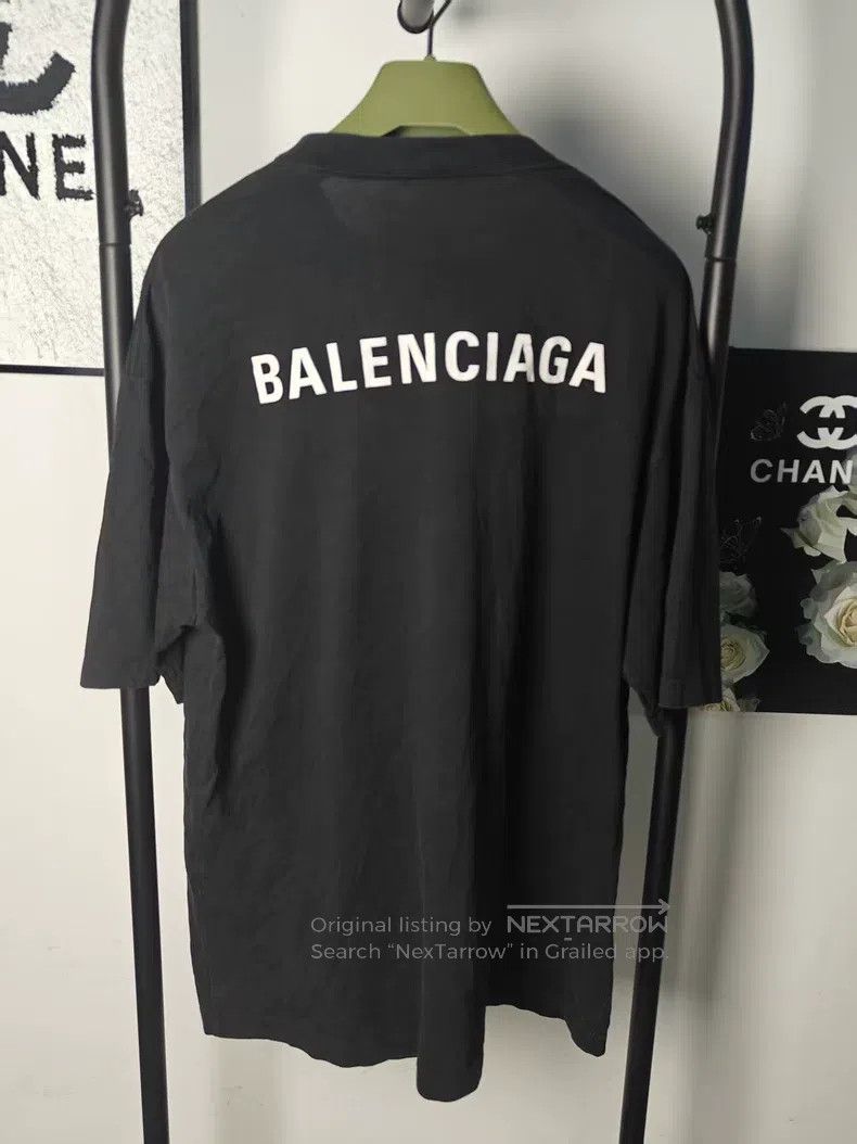Balenciaga Balenciaga Big Logo Short Sleeve Size US M / EU 48-50 / 2 - 2 Thumbnail