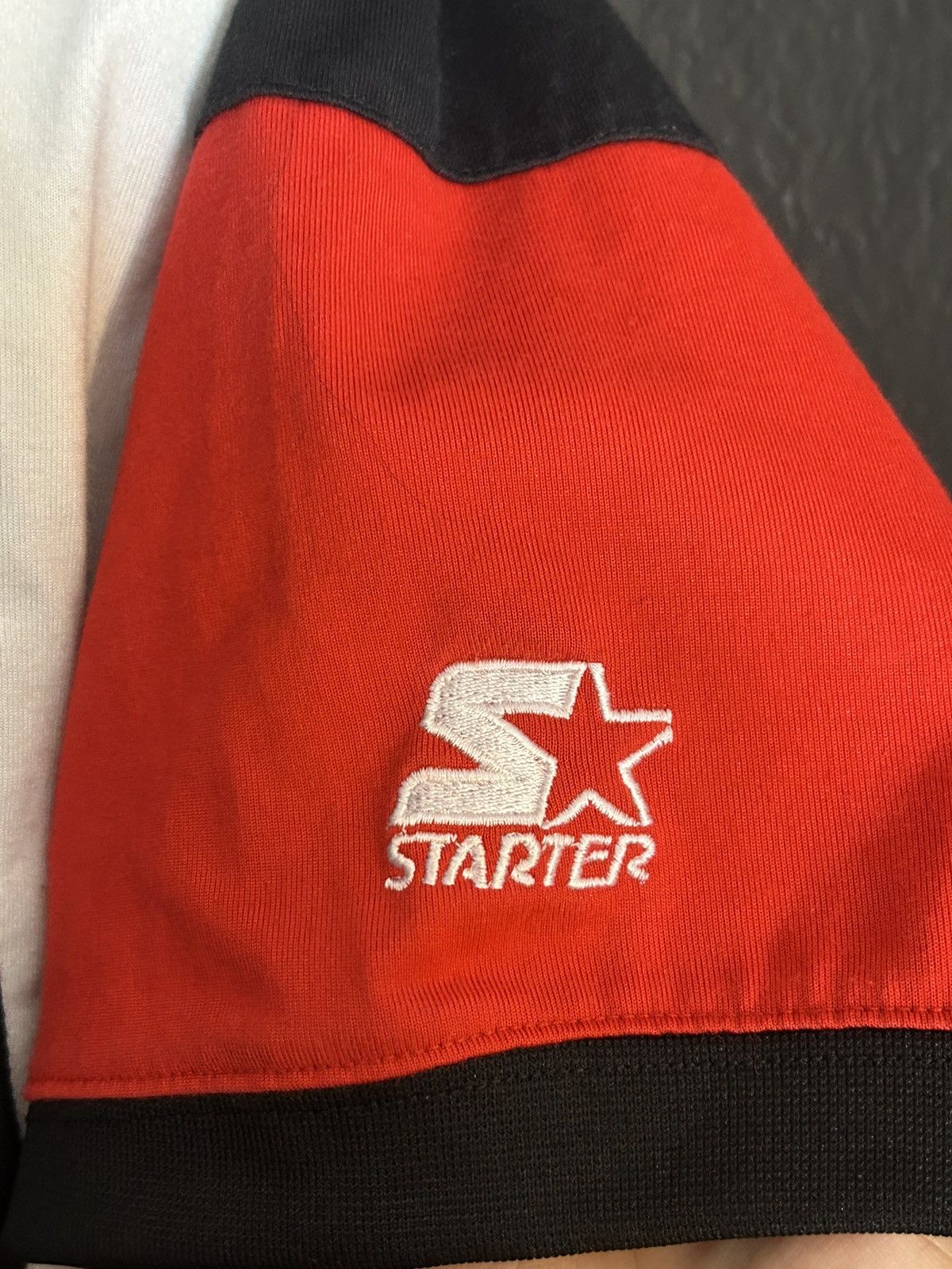 Starter 90s Starters NBA Chicago Bulls Warm Up Shirt Size US L / EU 52-54 / 3 - 4 Thumbnail