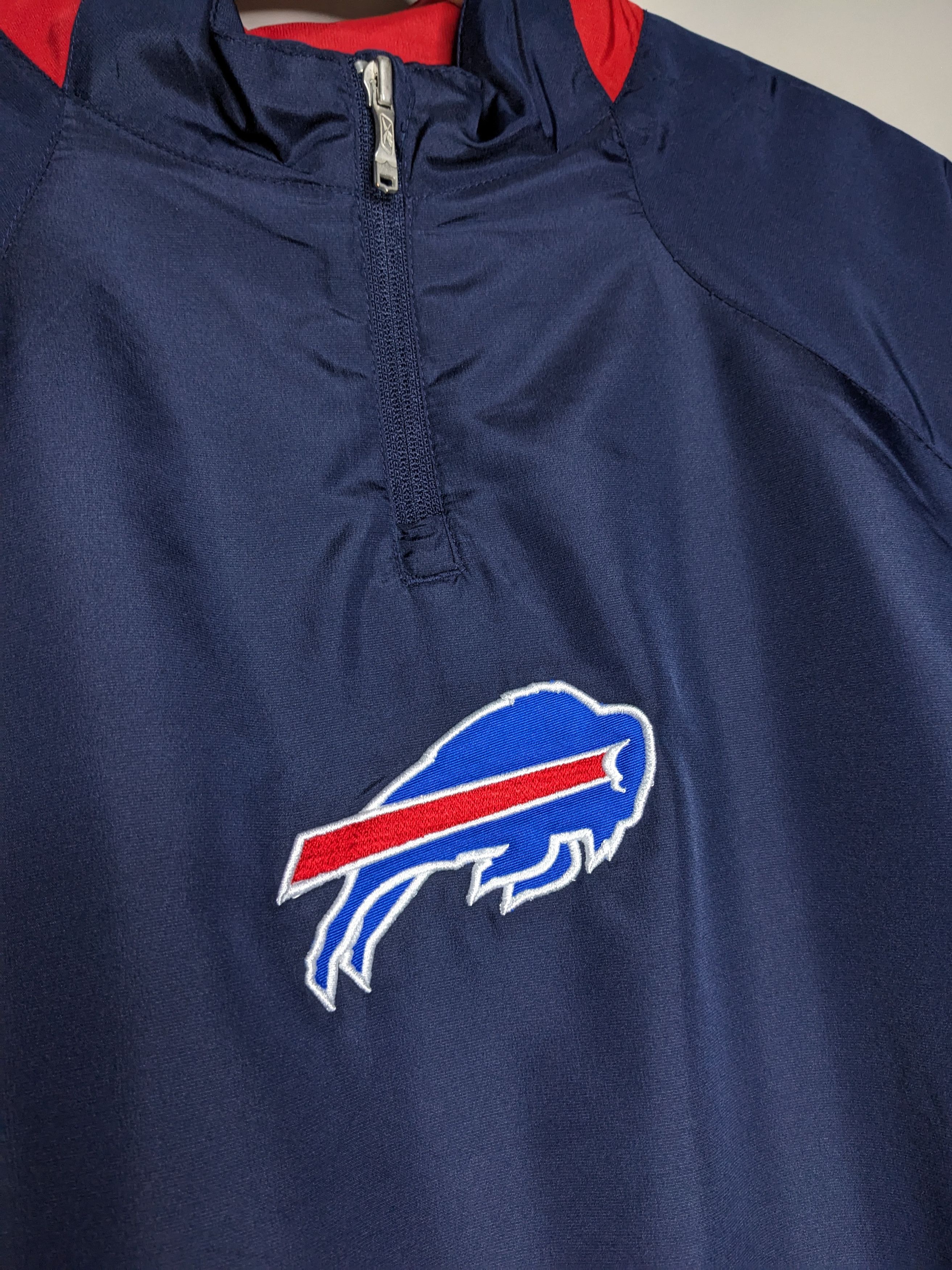 Reebok Buffalo Bills Reebok Sideline Quarter Zip Windbreaker Small Size US S / EU 44-46 / 1 - 3 Thumbnail