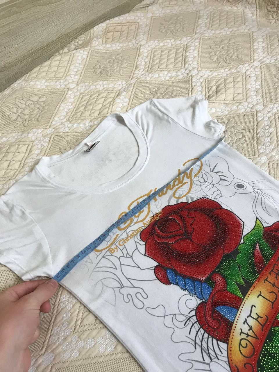 Christian Audigier × Ed Hardy × Vintage 🔥 Vintage Y2K Ed hardy Christian Audigier T Shirt Tank Top Size M / US 6-8 / IT 42-44 - 6 Thumbnail
