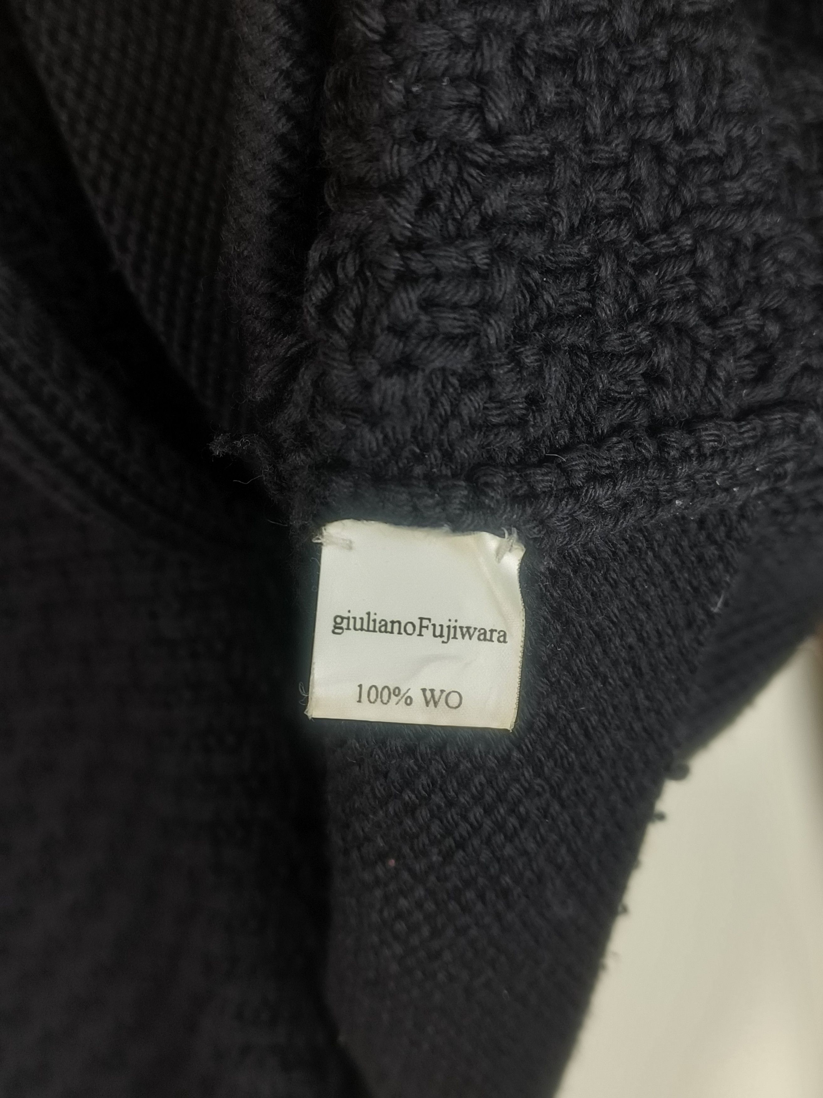 Giuliano Fujiwara Giuliano Fujiwara Knit Heavyweight Wool Zip Cardigan Size US S / EU 44-46 / 1 - 5 Thumbnail