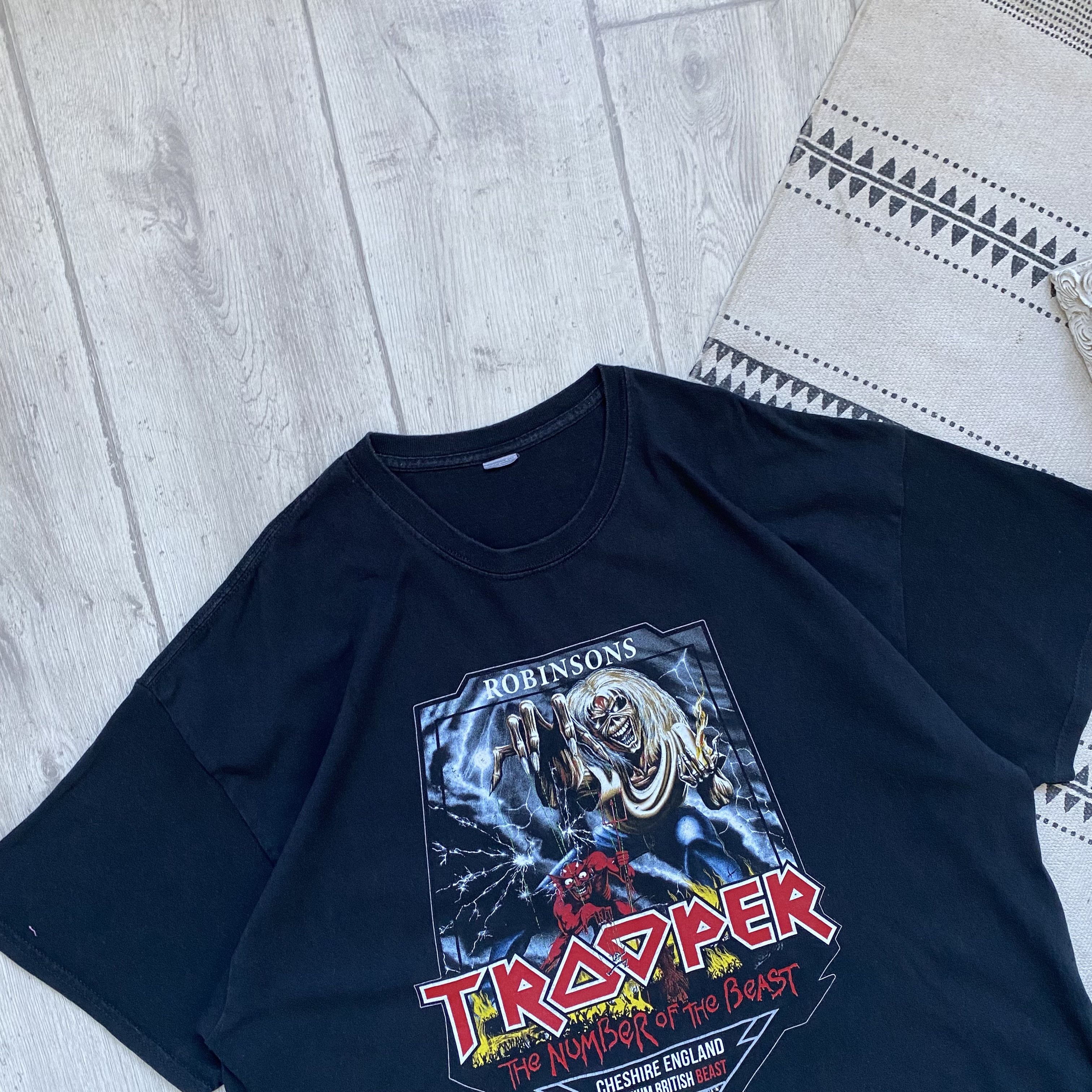 Iron Maiden 🎸 Rock Band Iron Maiden tee Robinson Size US XXL / EU 58 / 5 - 2 Thumbnail