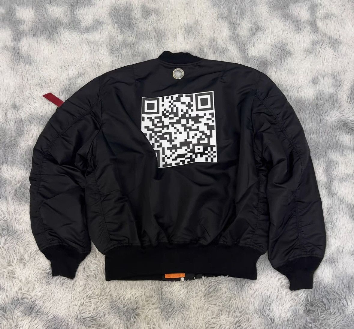 Vetements vetements qr code bomber | Grailed