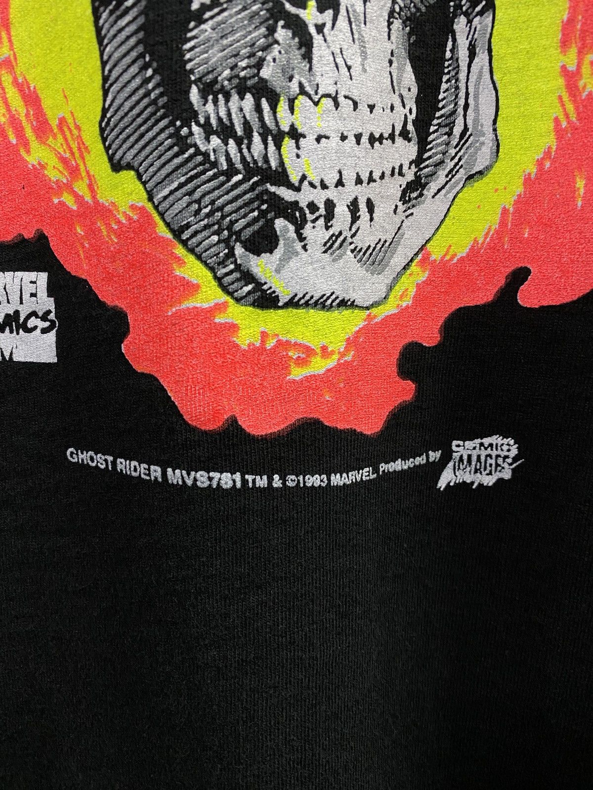 Marvel Comics × Vintage Vintage 1993 Marvel Comics Ghost Rider T-Shirt Adult Medium Size US M / EU 48-50 / 2 - 3 Thumbnail