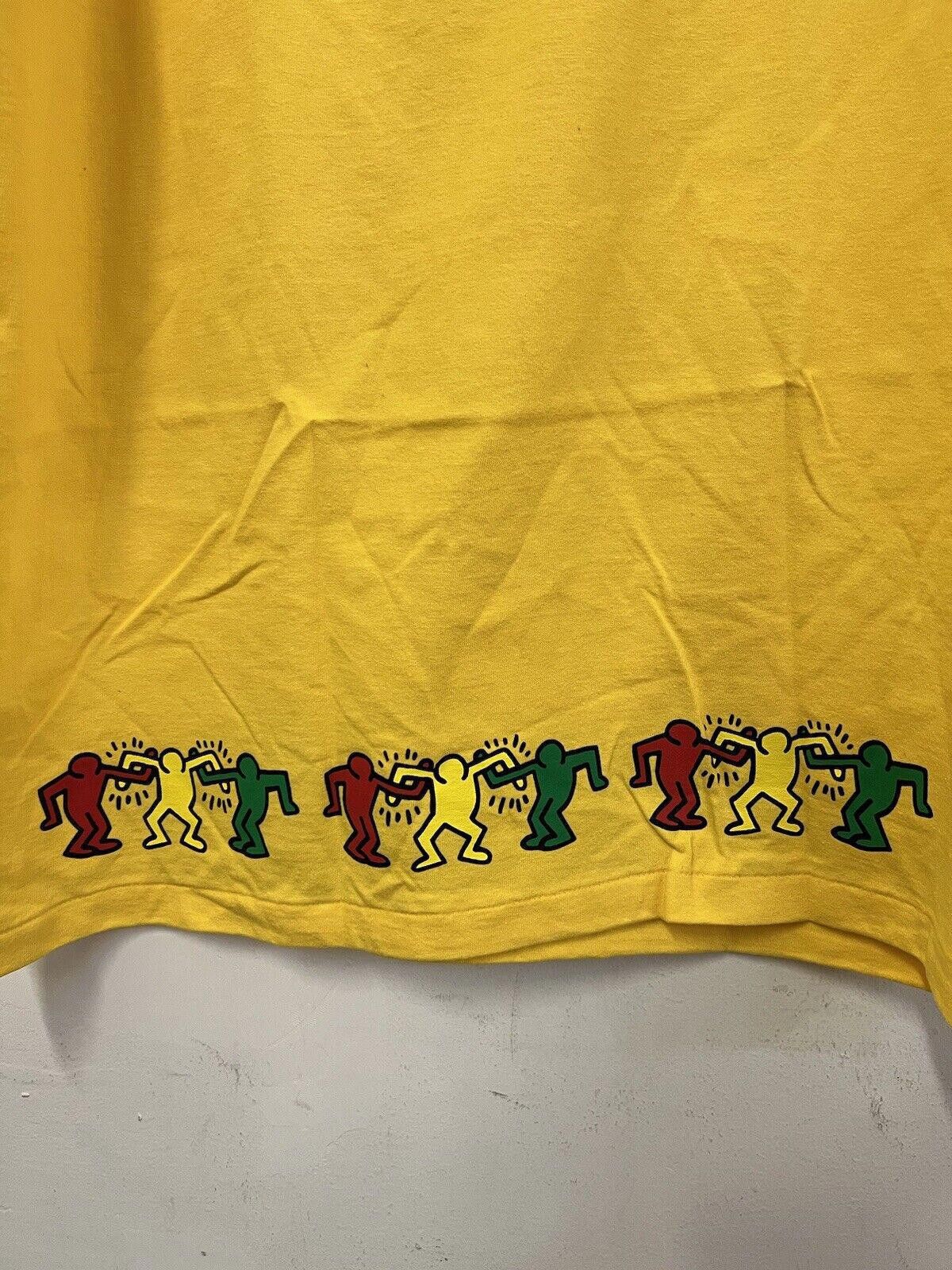 Bape BAPE Keith Haring Foundation Tee 2 XL Yellow a bathing ape Size US XL / EU 56 / 4 - 7 Thumbnail