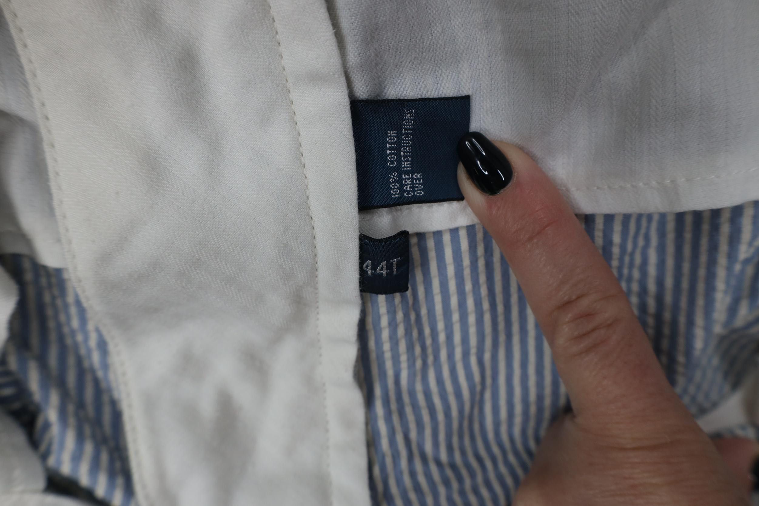 Polo Ralph Lauren Vintage 90s Ralph Lauren Seersucker Striped Chino Shorts Size US 44 / EU 60 - 8 Thumbnail