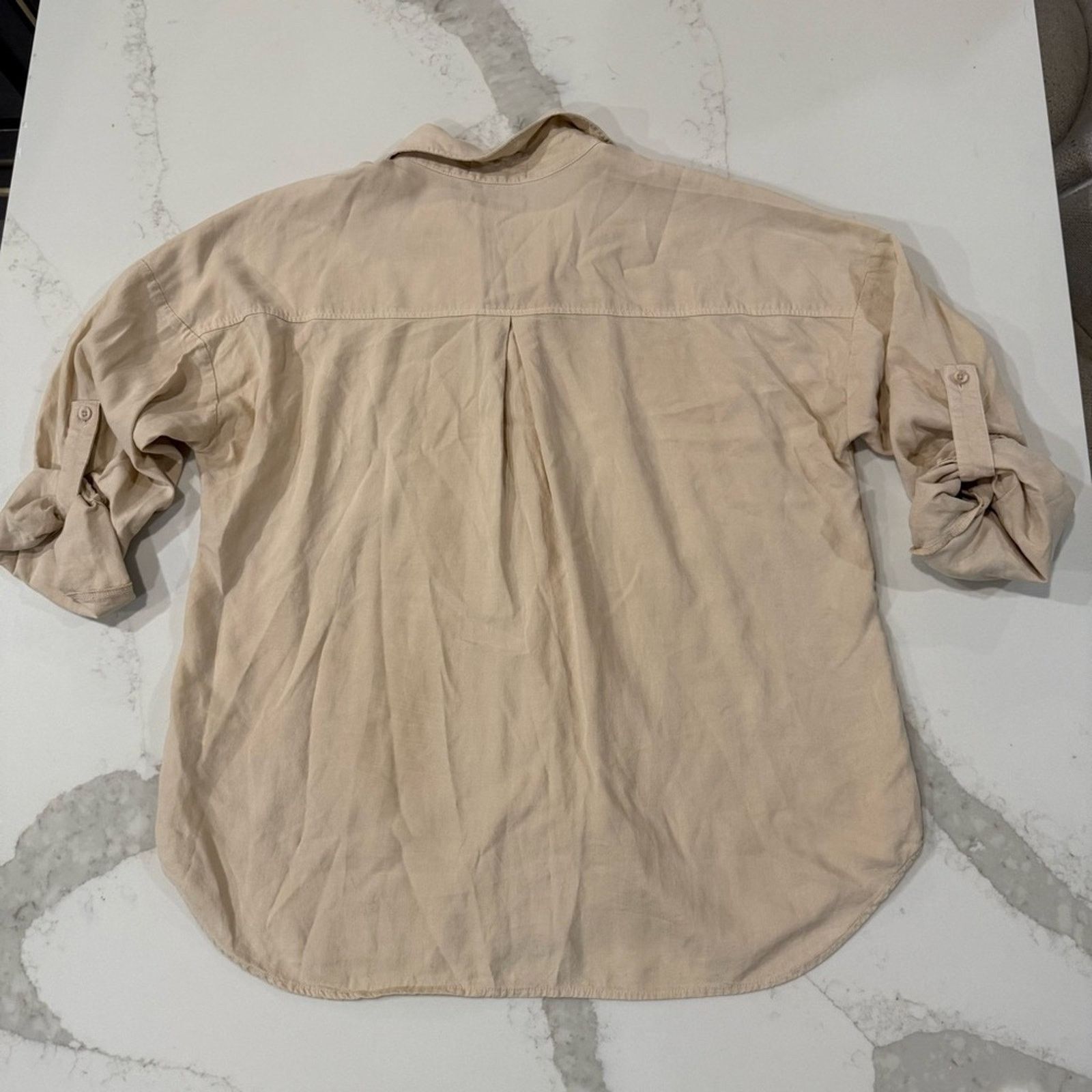 Anthropologie Cloth & Stone x Anthropologie Button Down Blouse Womens XL Size XL / US 12-14 / IT 48-50 - 5 Thumbnail