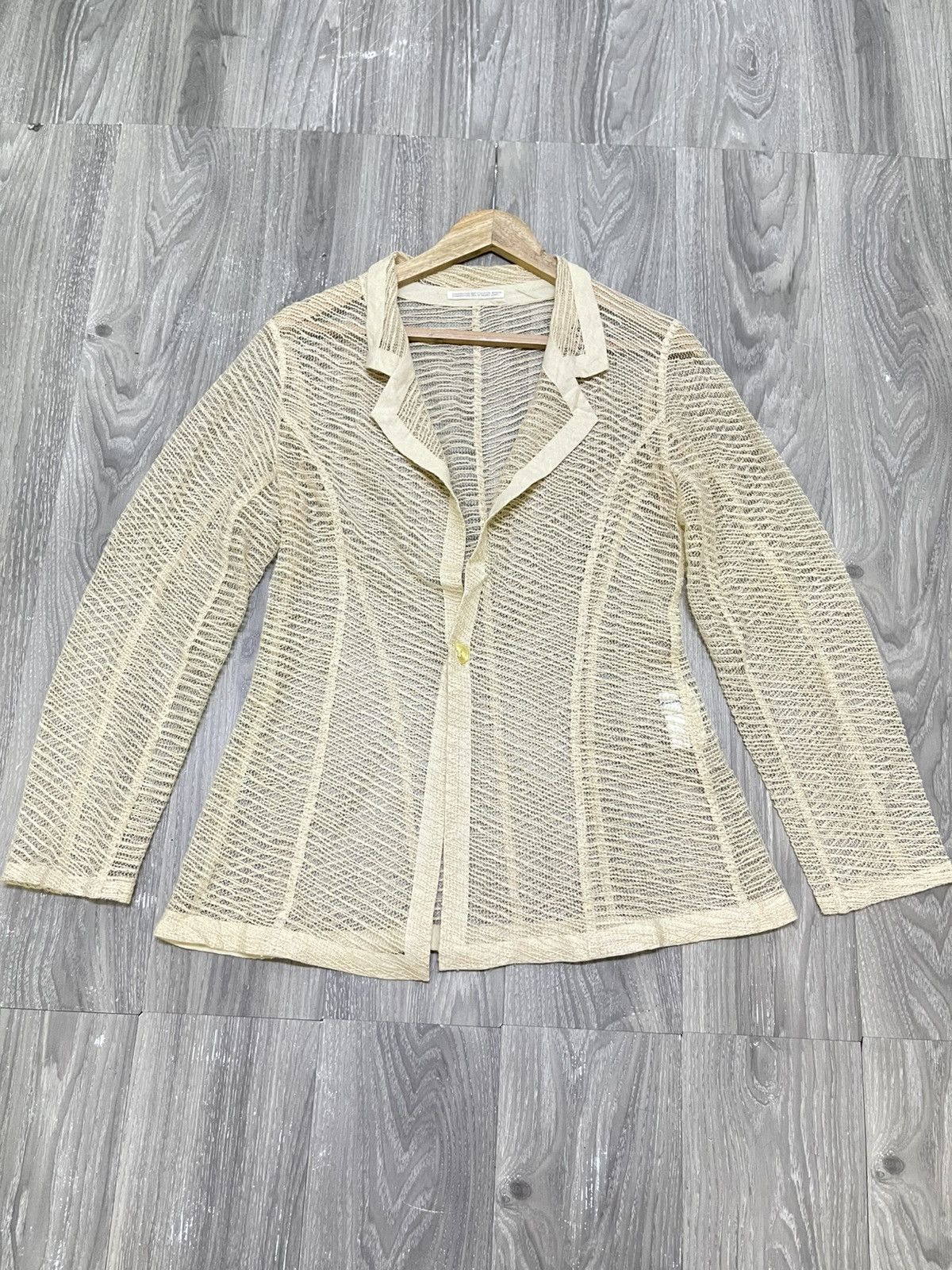 Yohji Yamamoto Yohji Yamamoto Mesh Cardigan Size M / US 6-8 / IT 42-44 - 13 Thumbnail