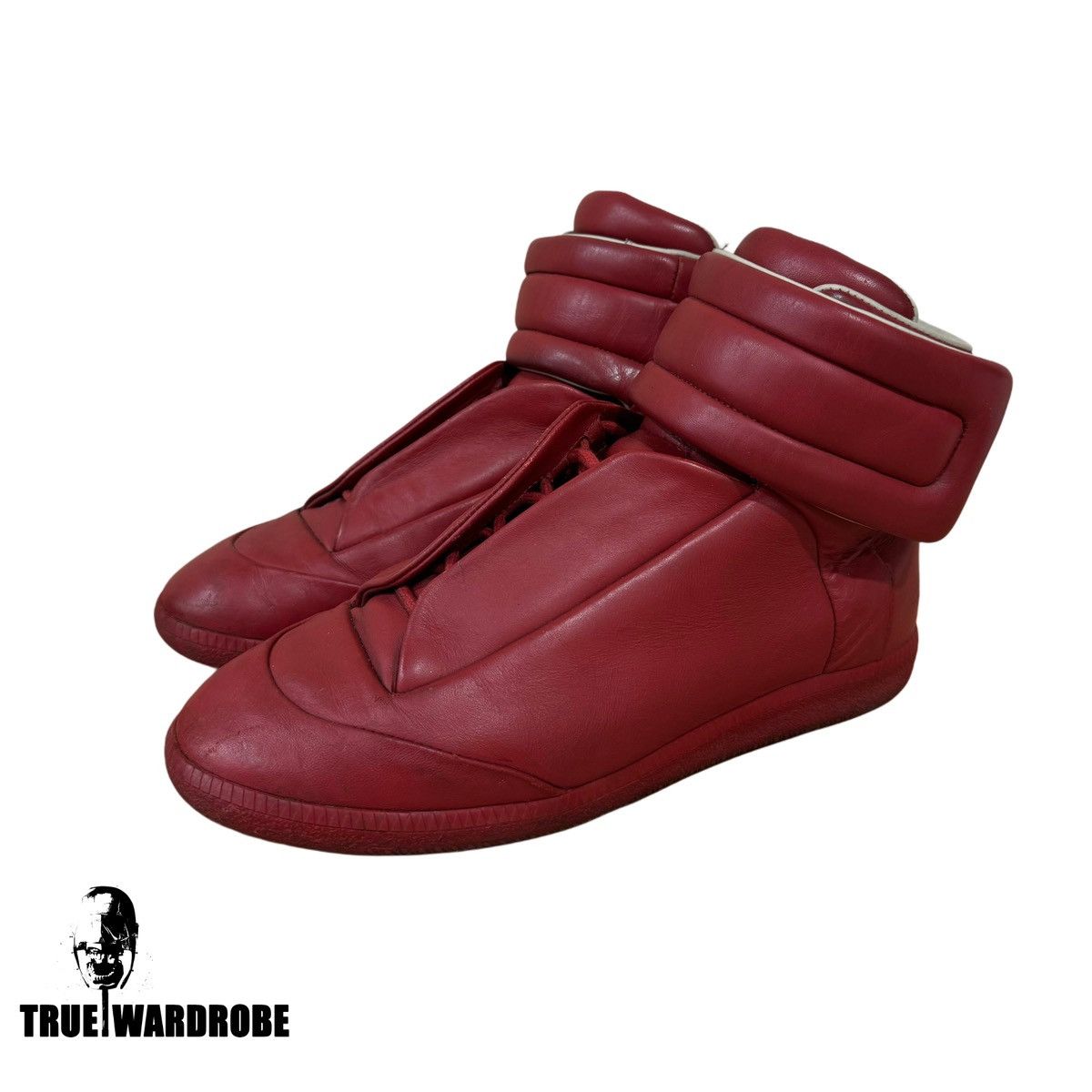 Maison Margiela Maison Margiela Future High Red Sneakers | Grailed