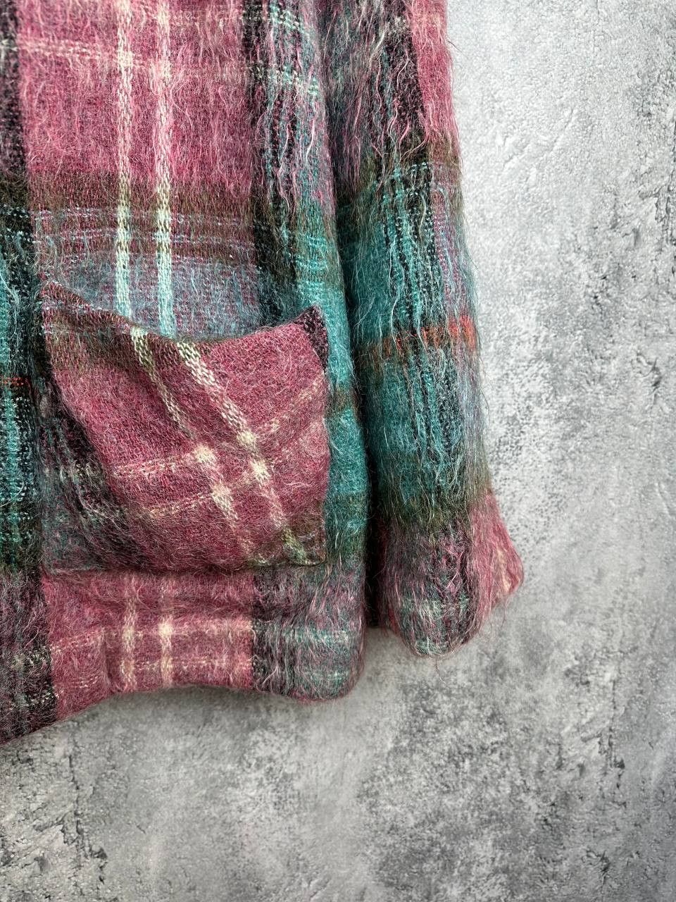 Designer Andrew Stewart 80s Mohair Wool Tartan Sleeveless Coat+Hat Size L / US 10 / IT 46 - 11 Thumbnail