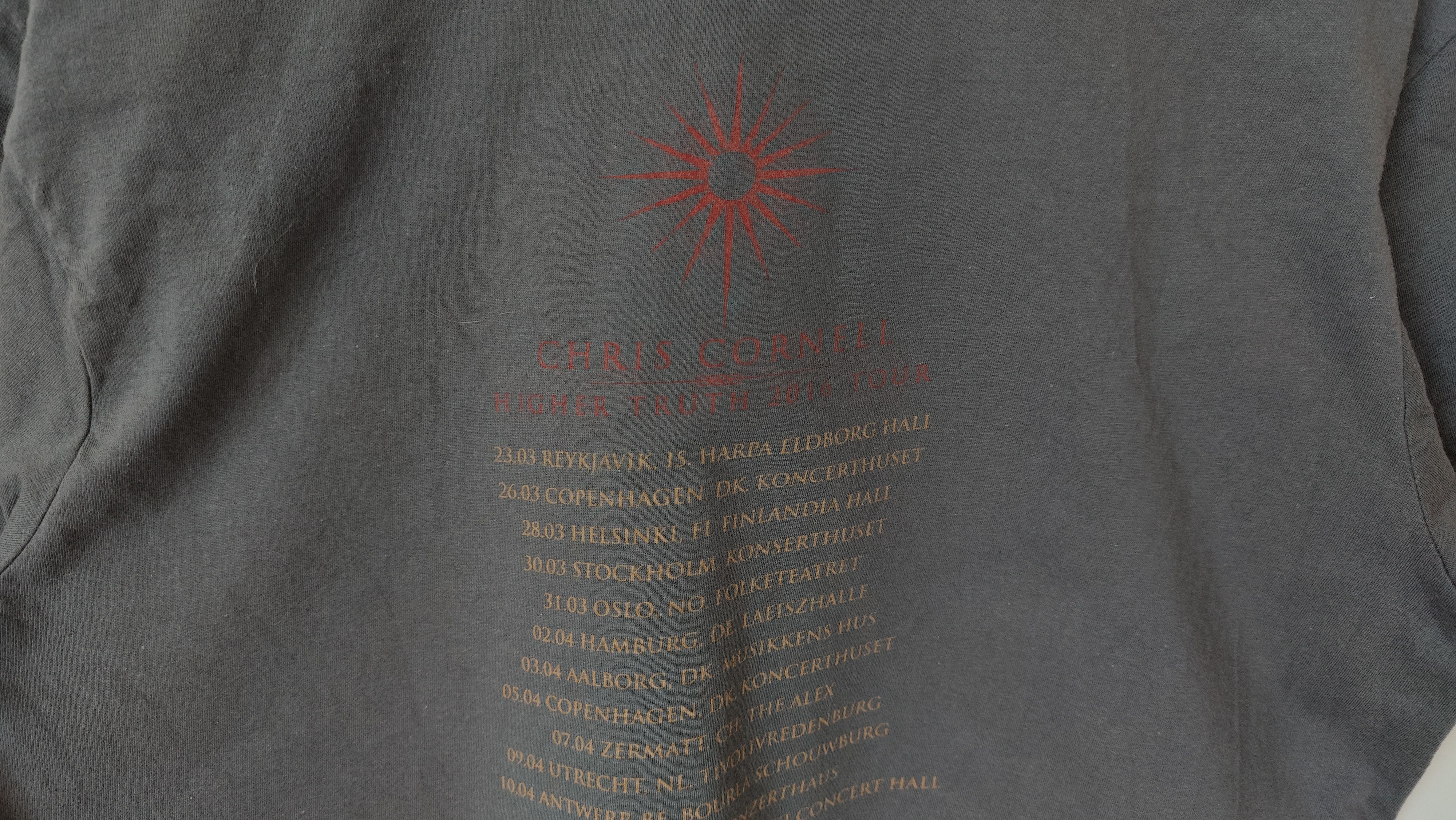Band Tees × Vintage Chris Cornell Higher Truth 2016 Official Last Tour Tshirt Size US L / EU 52-54 / 3 - 6 Thumbnail