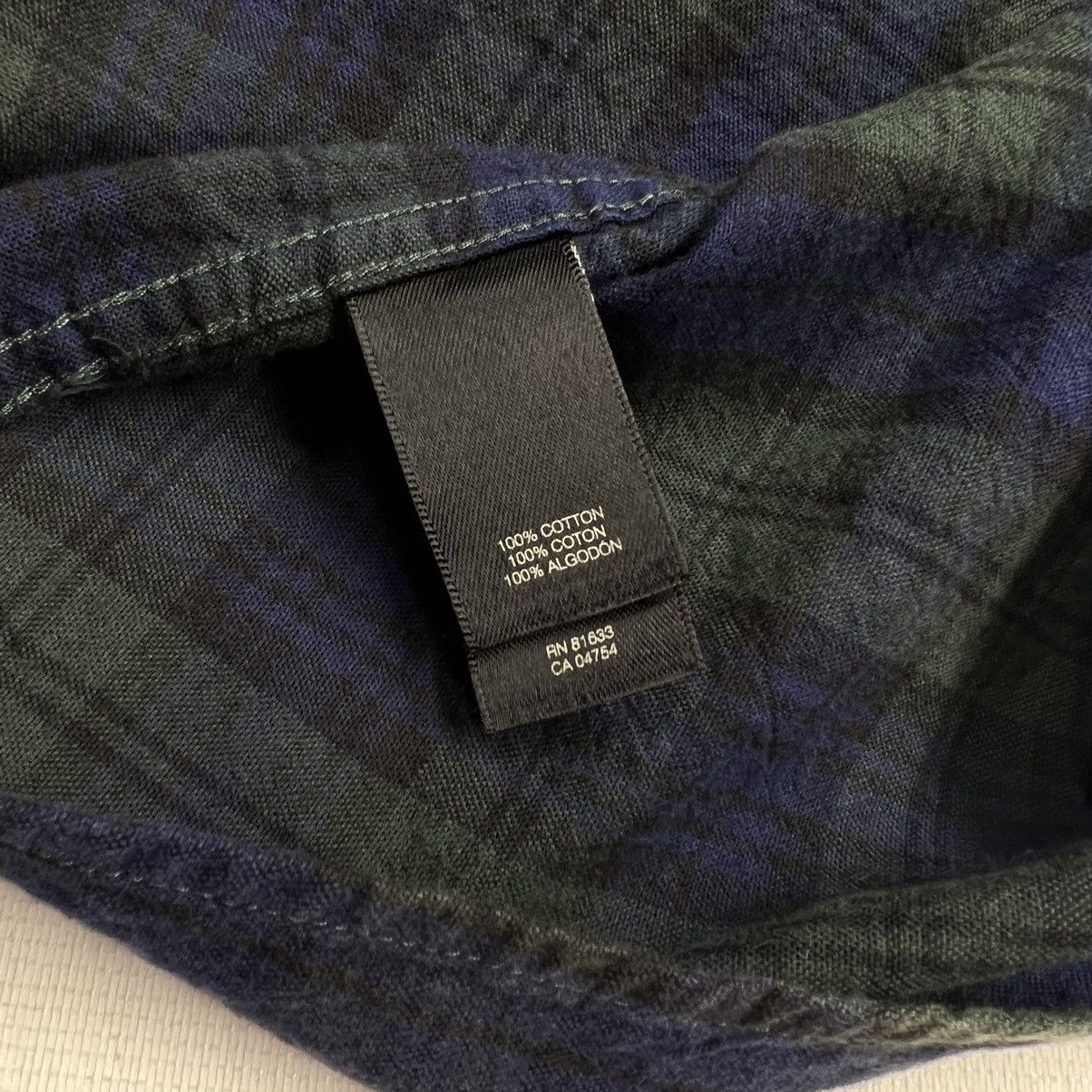 Kenneth Cole Kenneth Cole Reaction Flannel Shirt Button Down Green Blue Size US XL / EU 56 / 4 - 9 Thumbnail