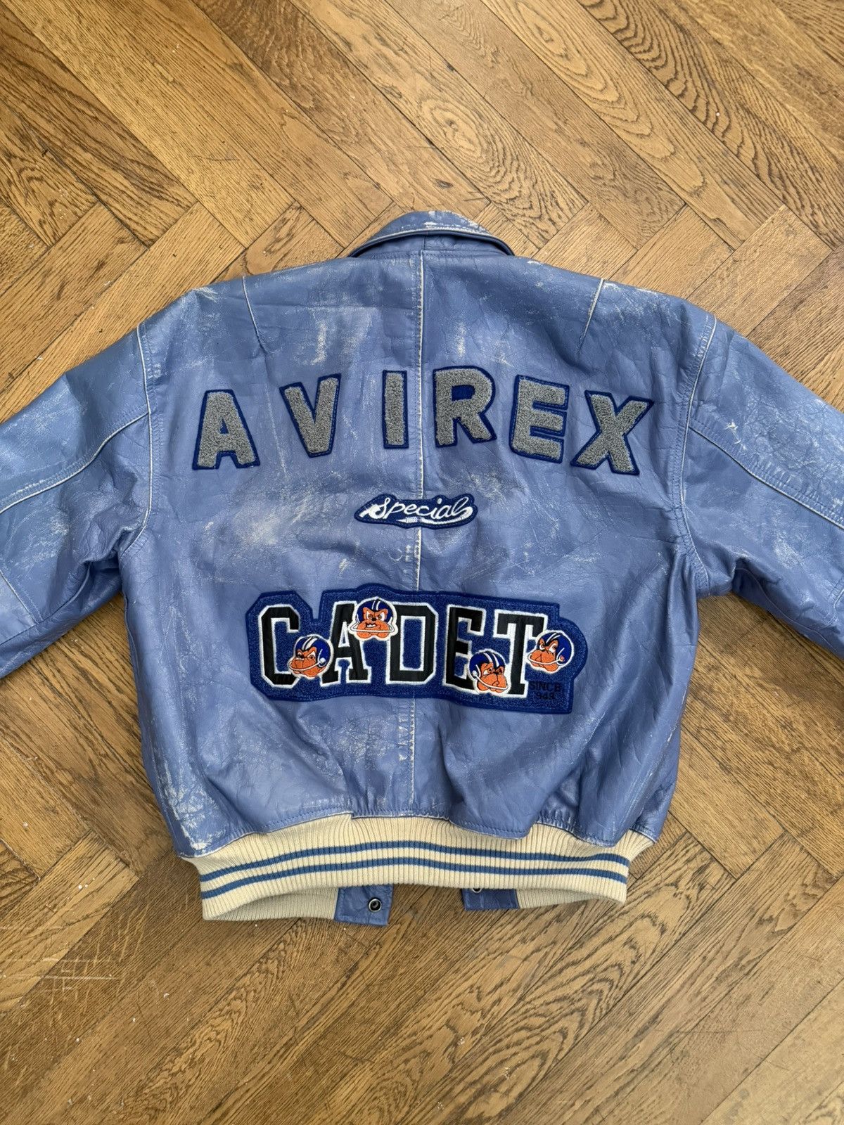 Avirex Vintage 1980s Avirex Special Cadet leather bomber jacket Size US S / EU 44-46 / 1 - 12 Thumbnail