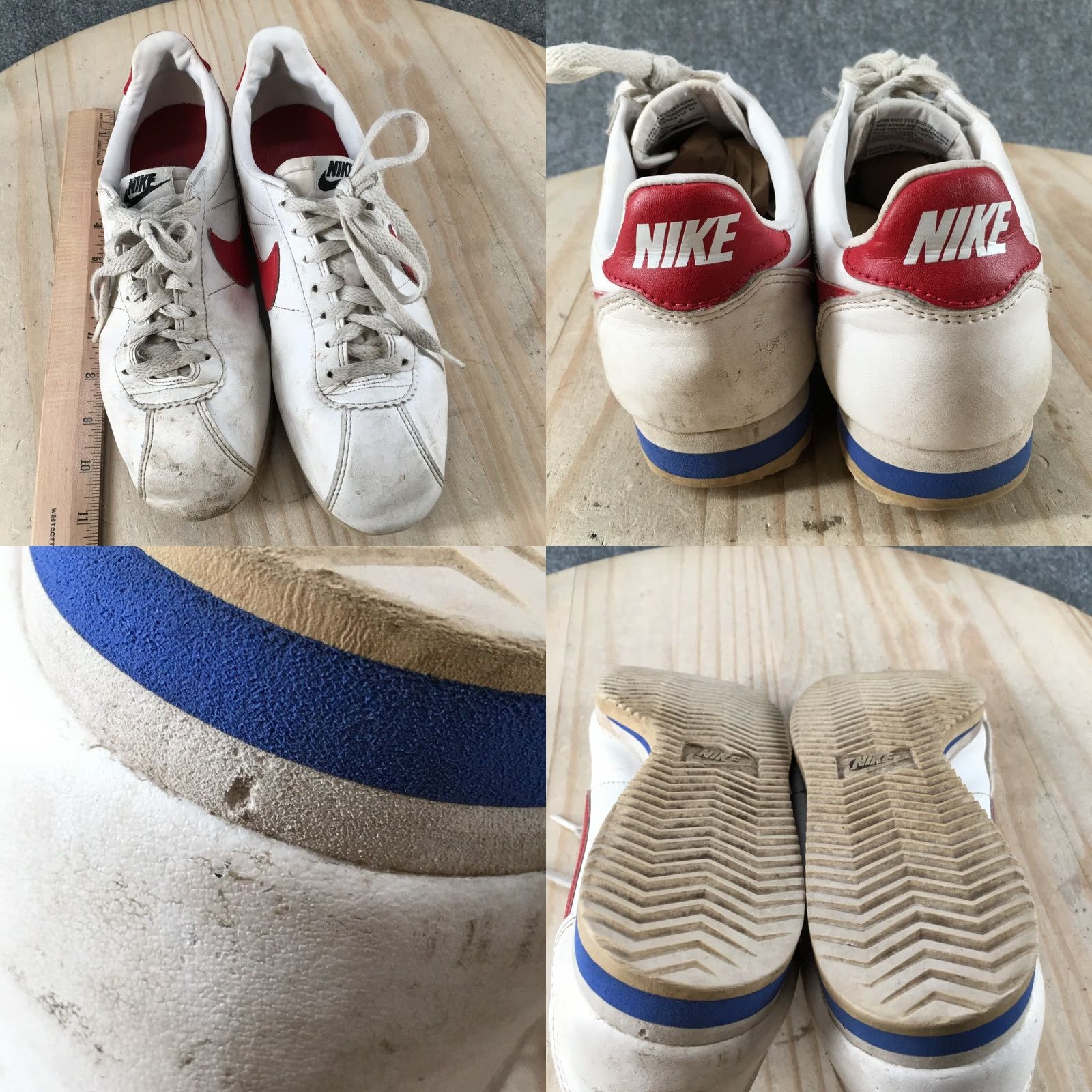 Nike Nike Cortez Womens Sneaker 8.5 White Casual Lace Up Round Toe Classic 807471103 Size US 9 / IT 39 - 8 Thumbnail