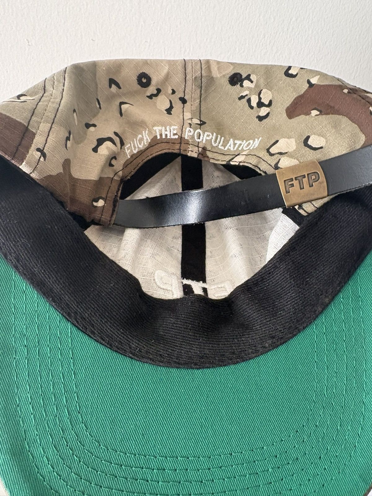 Fuck The Population FTP Camo 6 Panel Hat Size ONE SIZE - 3 Thumbnail