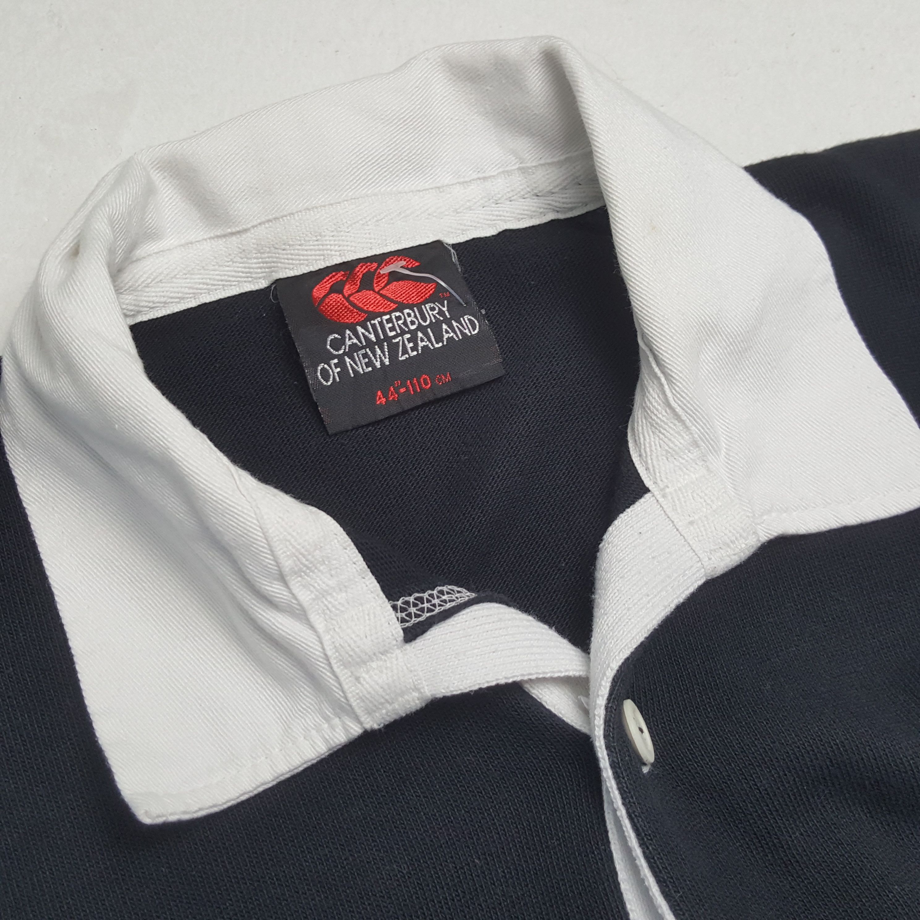 All Blacks × Canterbury of New Zealand × Vintage CANTERBURRY OF NEW ZEALAND All Blacks Long Sleeve Polos Size US L / EU 52-54 / 3 - 8 Thumbnail