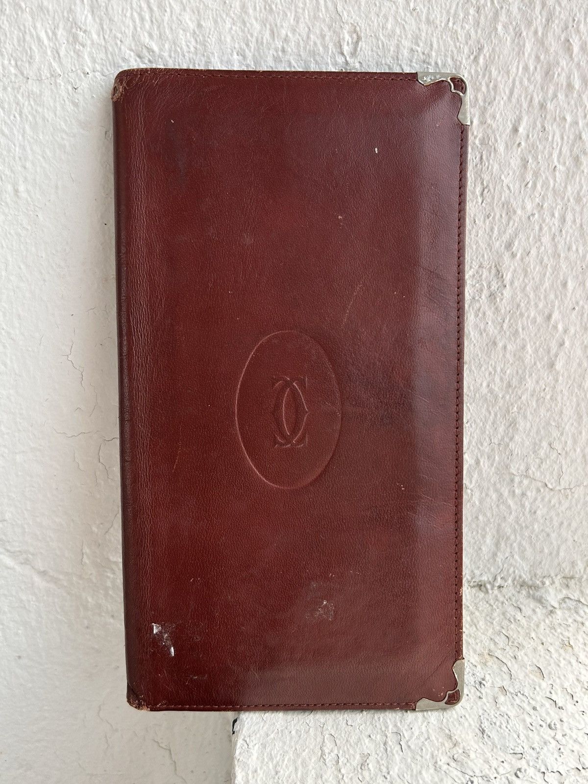 Cartier Leather bifold wallet brown Size ONE SIZE - 1 Thumbnail