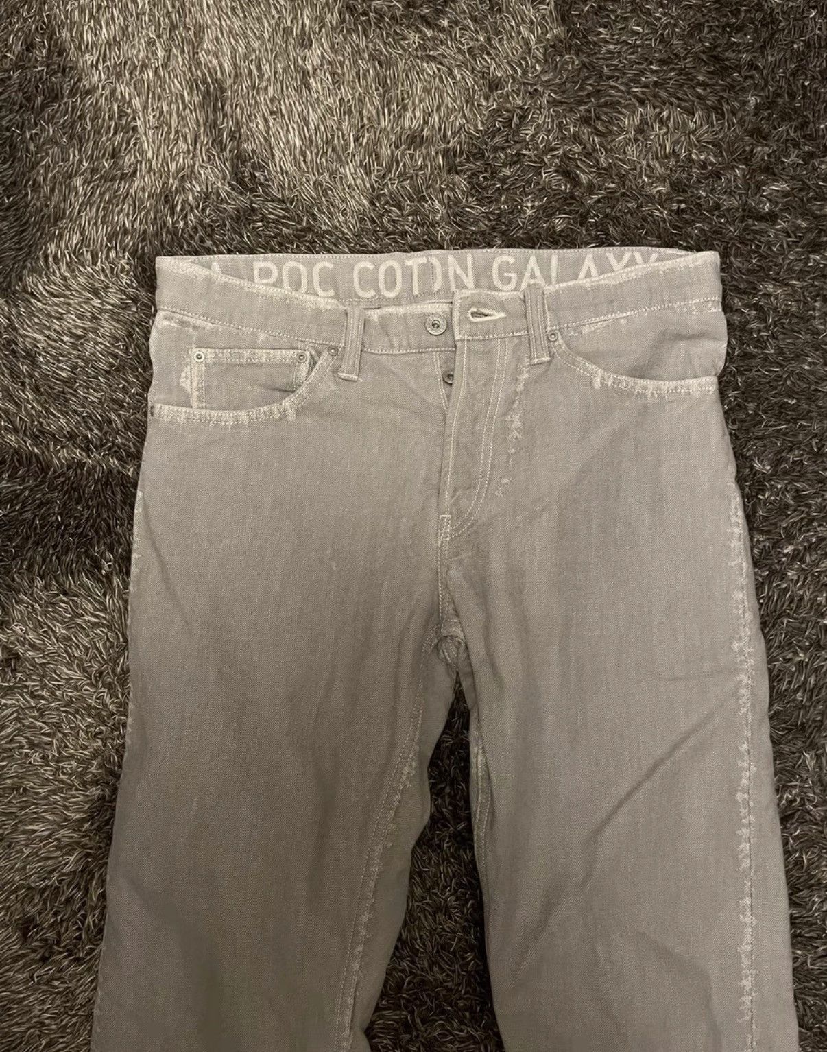 Issey Miyake Issey Miyake A Poc Cotton Jeans K24 Size US 35 - 5 Thumbnail
