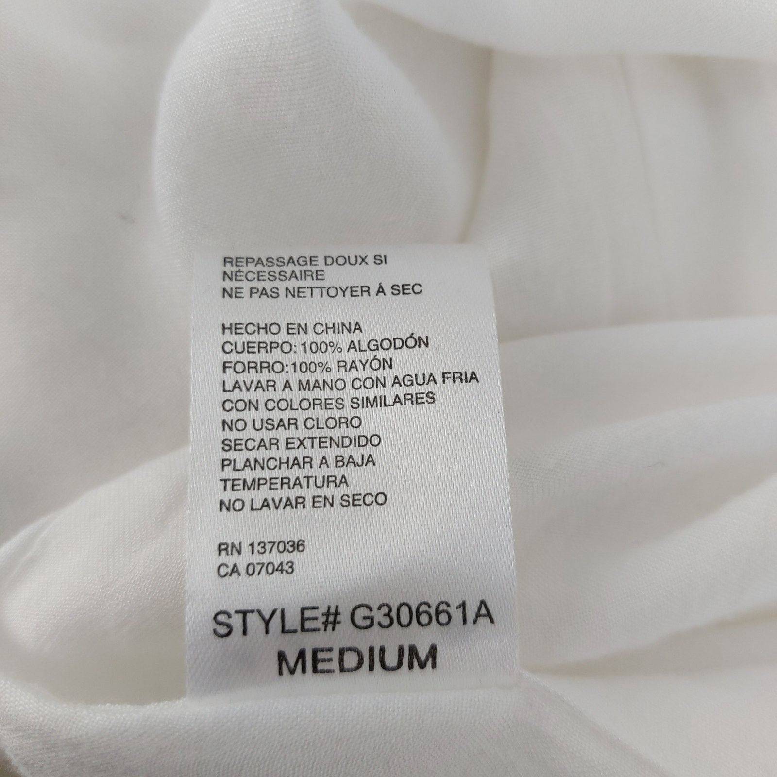 Other The Impeccable Pig White Embroidered Sz M Shoulder Capesina Size M / US 6-8 / IT 42-44 - 5 Thumbnail