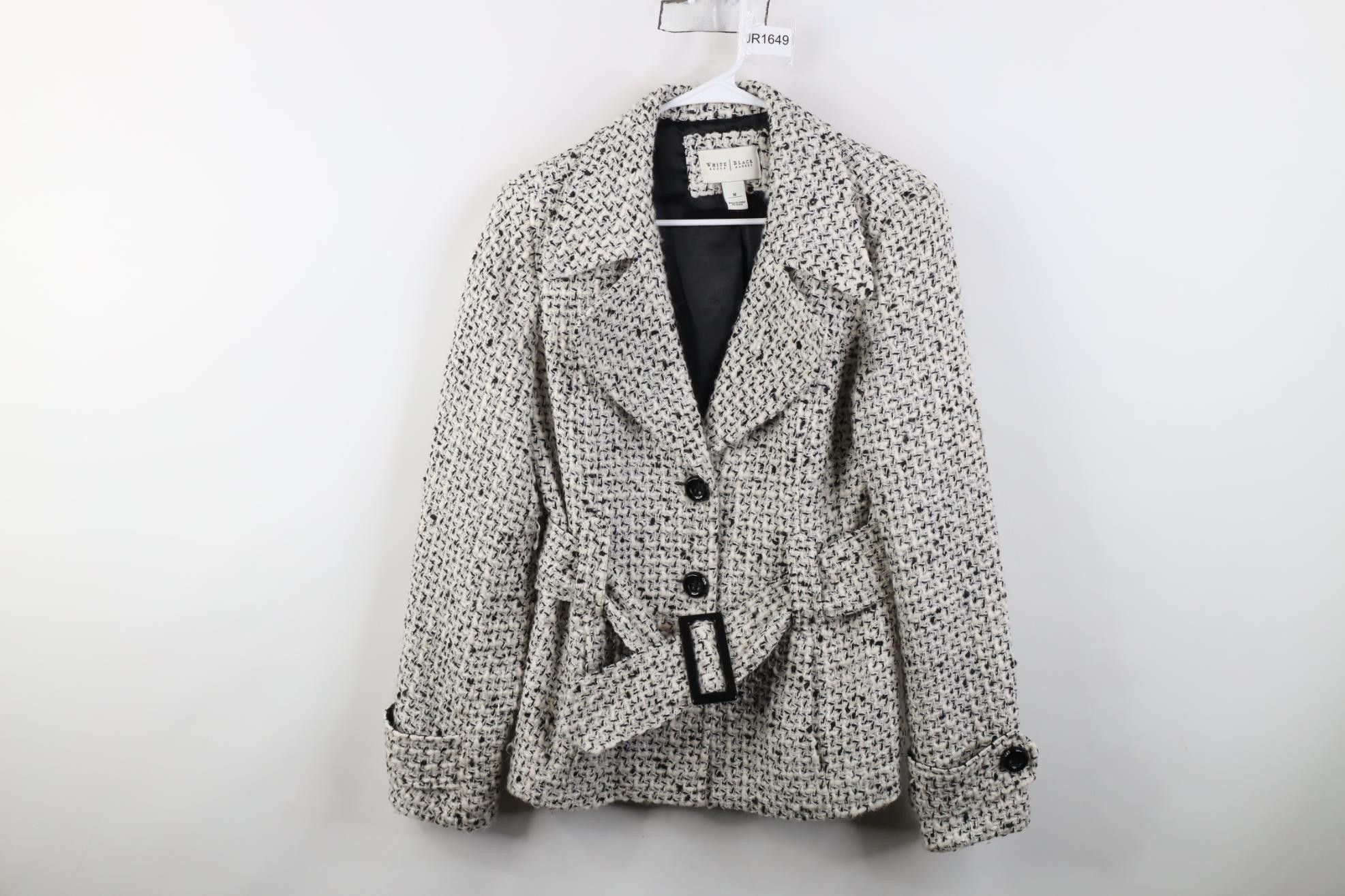 White House Black Market White House Black Market Belted Cropped Trench Coat Jacket Size M / US 6-8 / IT 42-44 - 1 Thumbnail