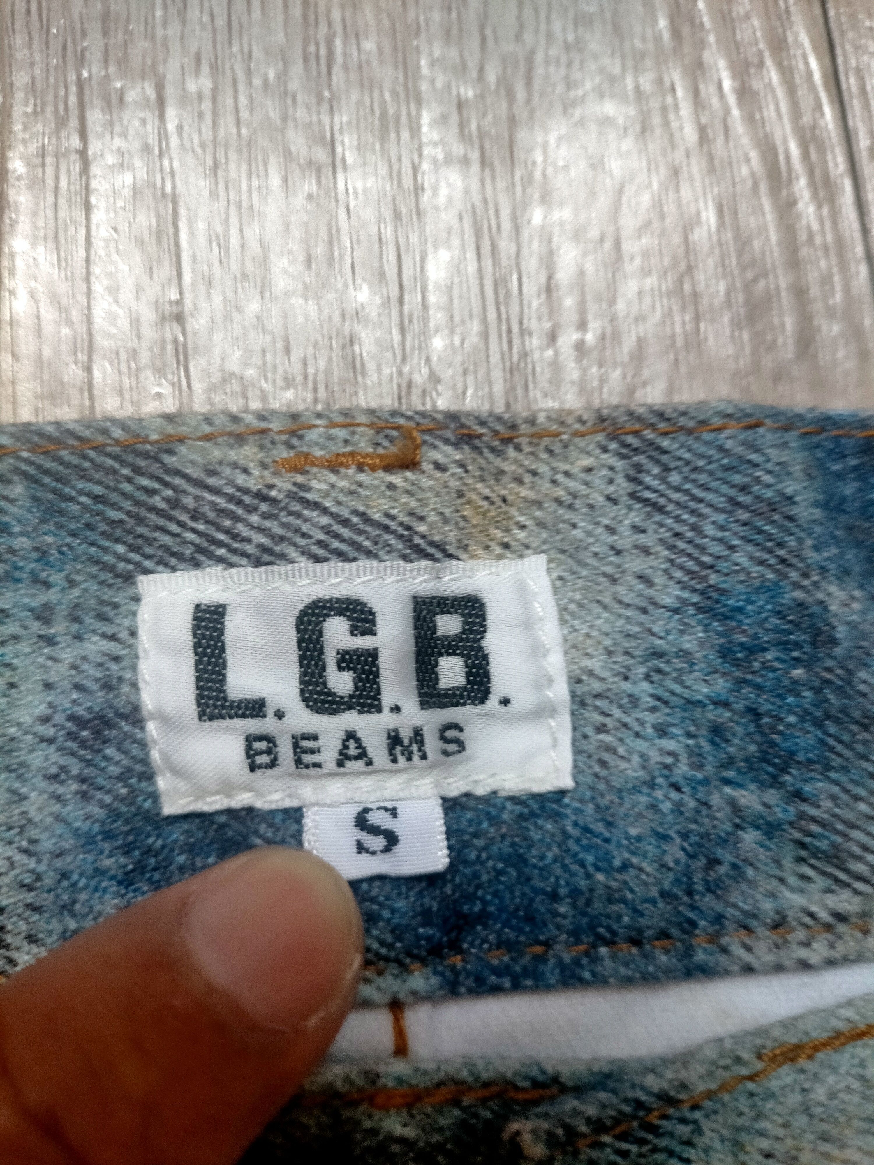 Le Grande Bleu (L.G.B.) ⚡Rare L.G.B x Beams Full Print denim pants Size US 30 / EU 46 - 21 Thumbnail