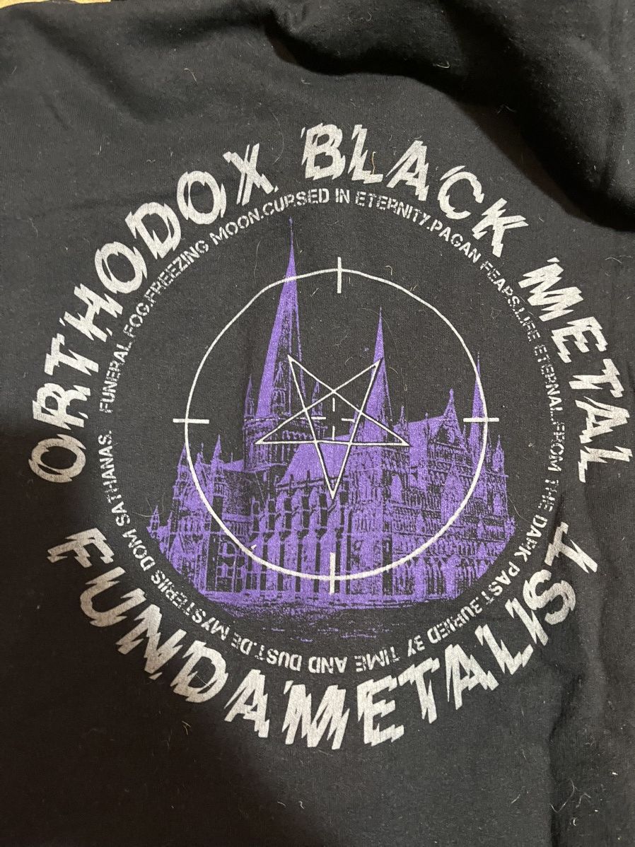 Band Tees × Vintage Early 00 Mayhem Hoodie black metal death burzum darkthrone Size US XXL / EU 58 / 5 - 6 Thumbnail