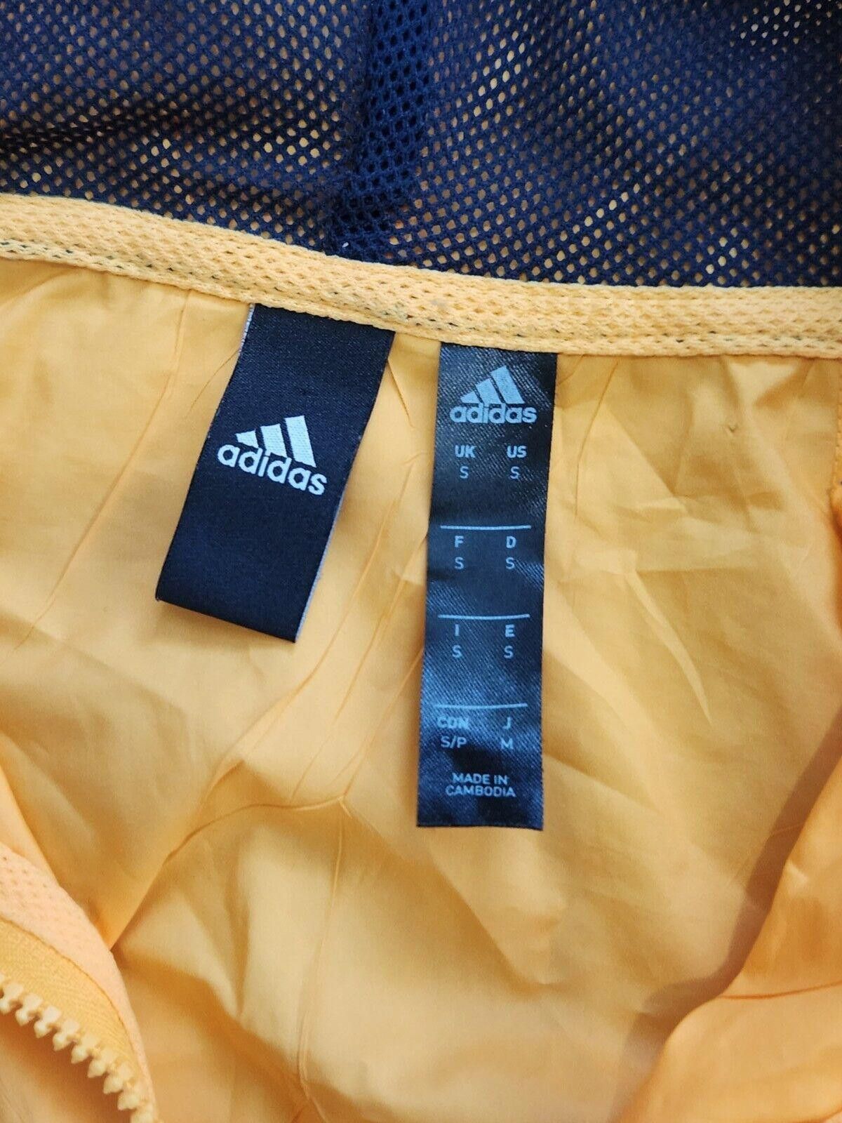 Adidas Adidas Primeblue W.N.D. Wind Breaker Jacket Orange small Size US S / EU 44-46 / 1 - 2 Thumbnail