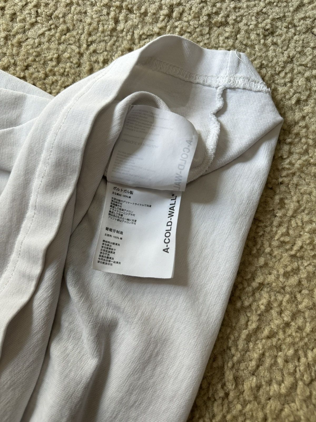 A-COLD-WALL* A-COLD-WALL* Brutalist T-Shirt - White Size US S / EU 44-46 / 1 - 7 Thumbnail