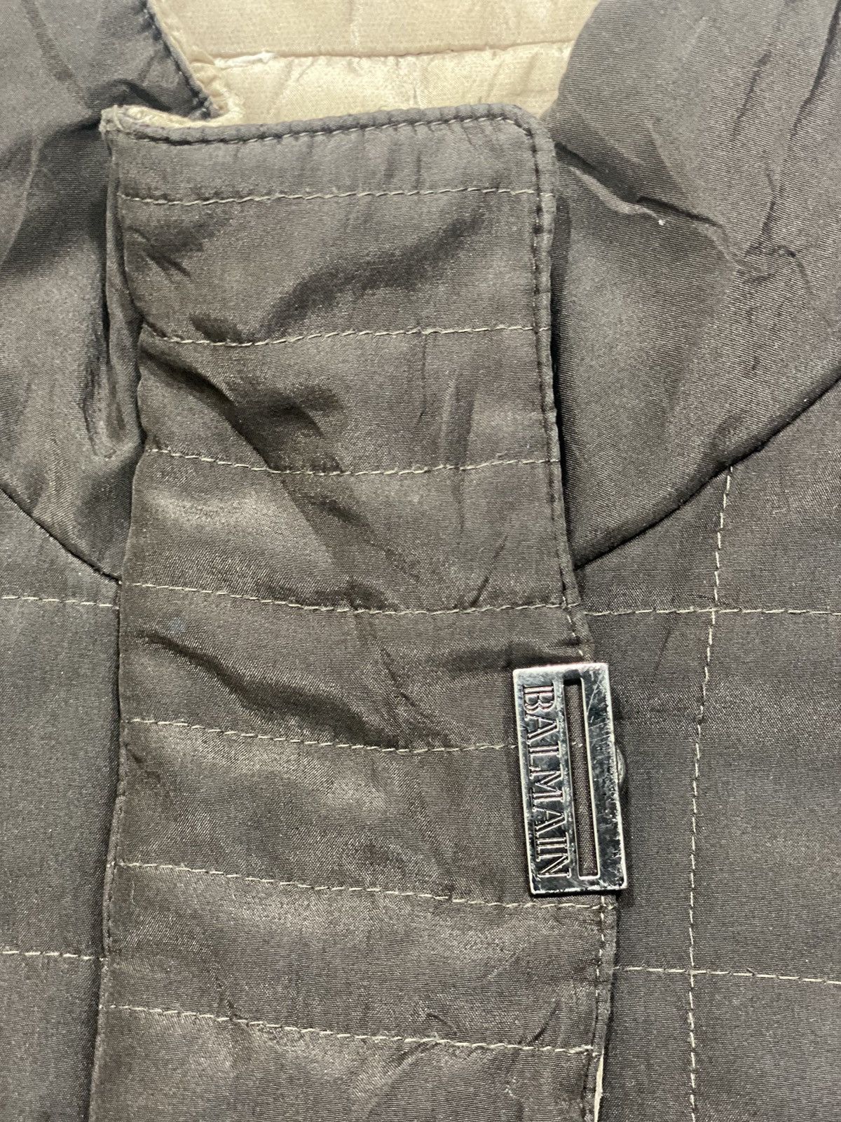 Balmain Balmain Plaid Puffer Jacket Size M / US 6-8 / IT 42-44 - 3 Thumbnail