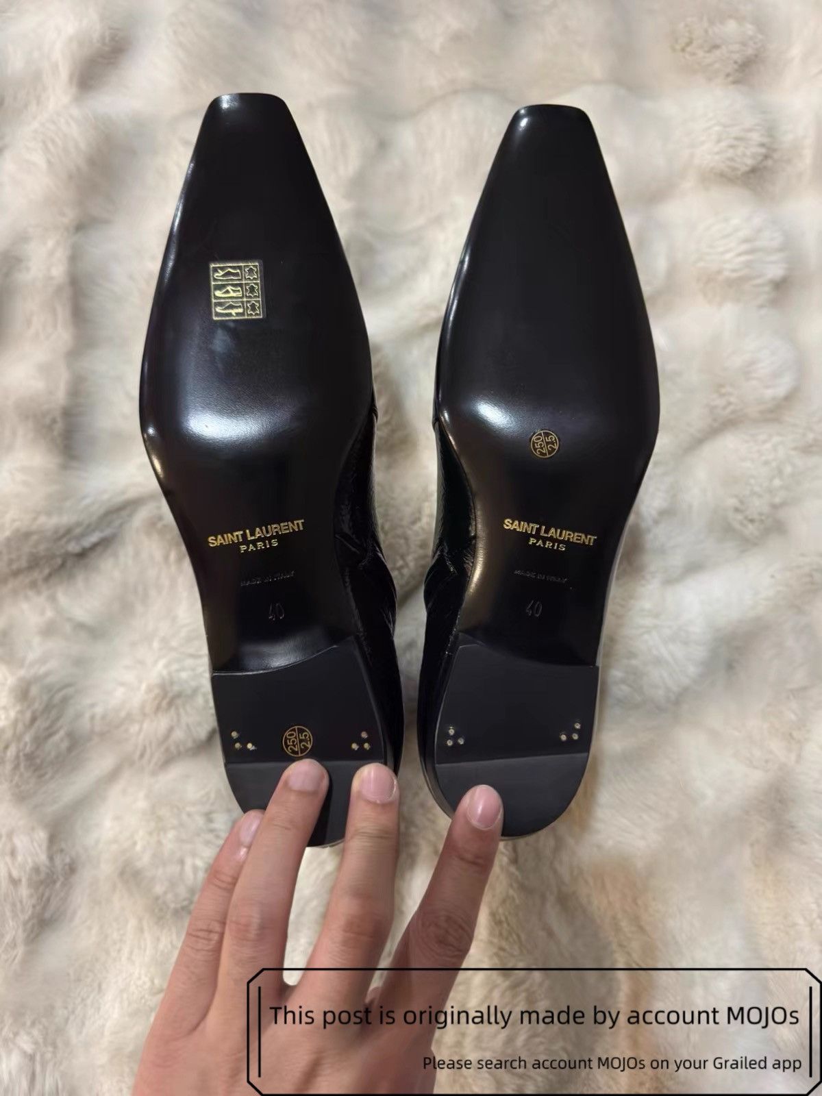 Saint Laurent Paris Sz 40 Saint Laurent Paris Rainer 30 Boots mojos505101 Size US 7 / EU 40 - 5 Thumbnail