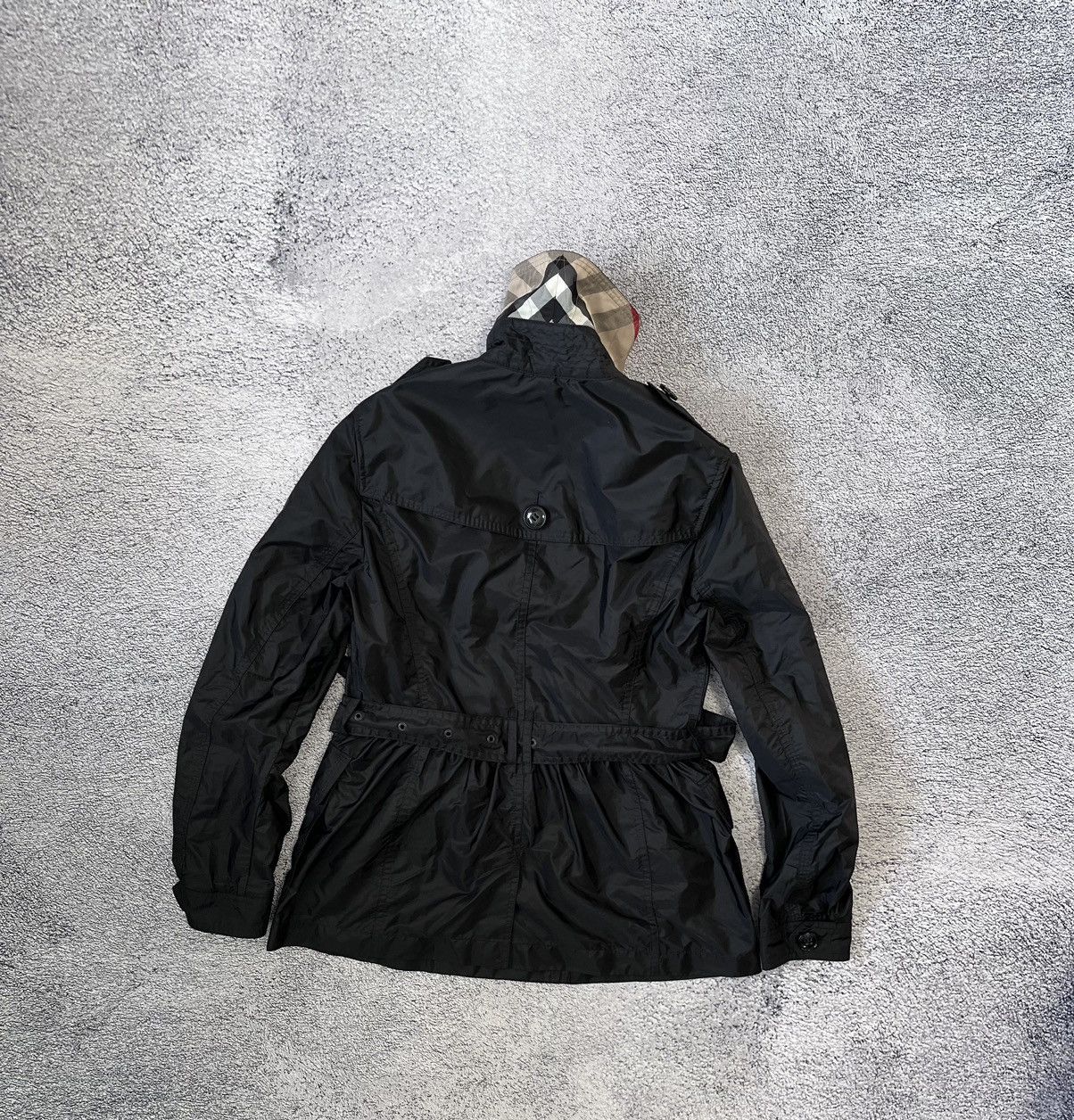 Burberry × Burberry Prorsum Burberry Brit Women Jacket Light Windbreaker Nylon Black Size S / US 4 / IT 40 - 15 Thumbnail