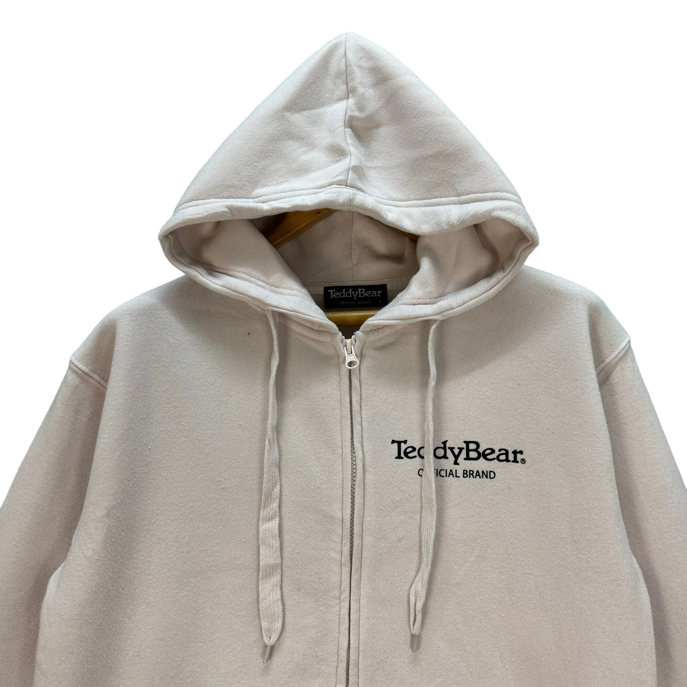 Japanese Brand TEDDY BEAR MIAMI GRAPHIC LOGO ZIPPER HOODIES #8442-009 Size US L / EU 52-54 / 3 - 4 Thumbnail