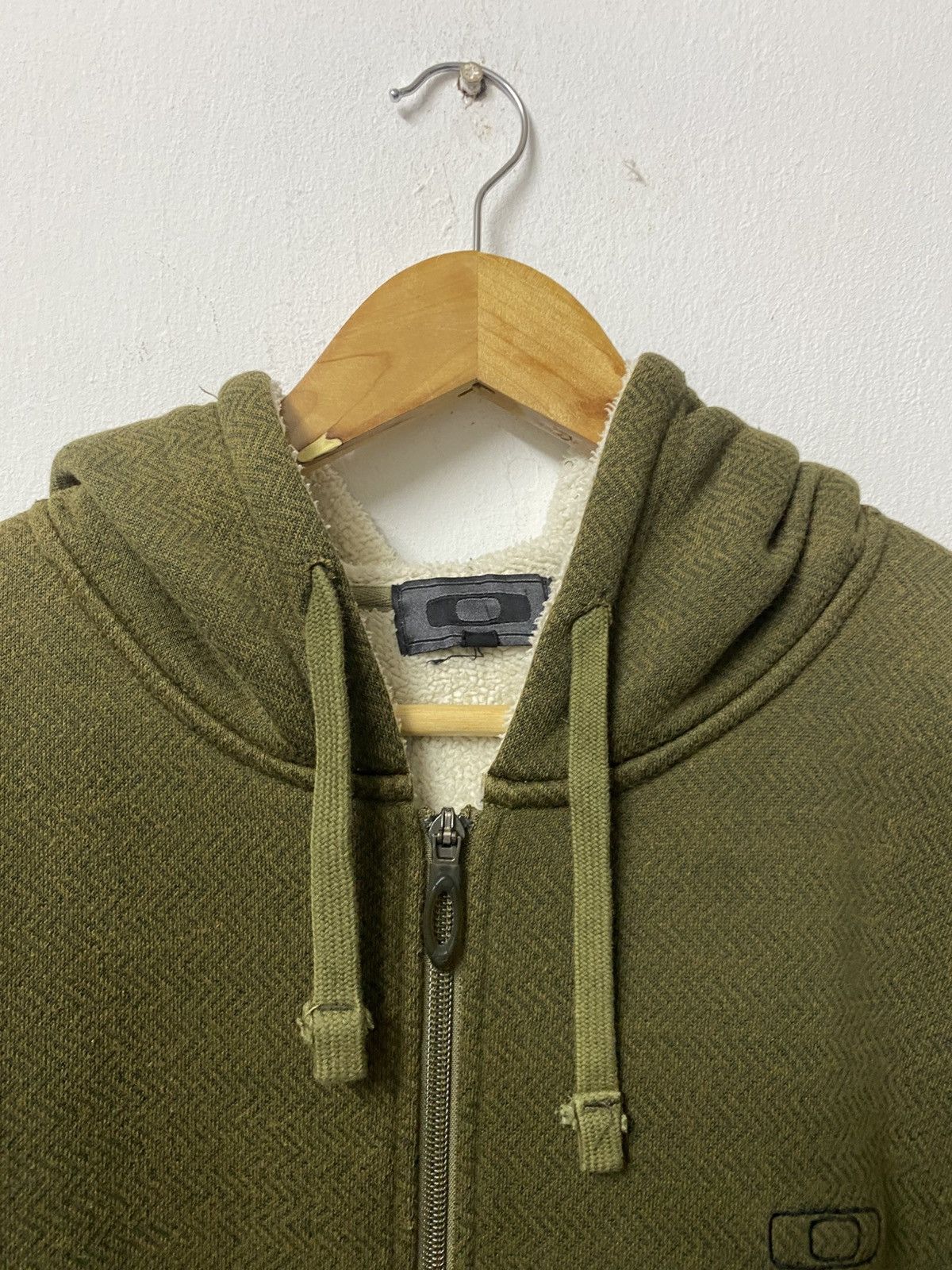 Oakley Vintage y2k oakley winter solid hoodie olive green Size US L / EU 52-54 / 3 - 4 Thumbnail