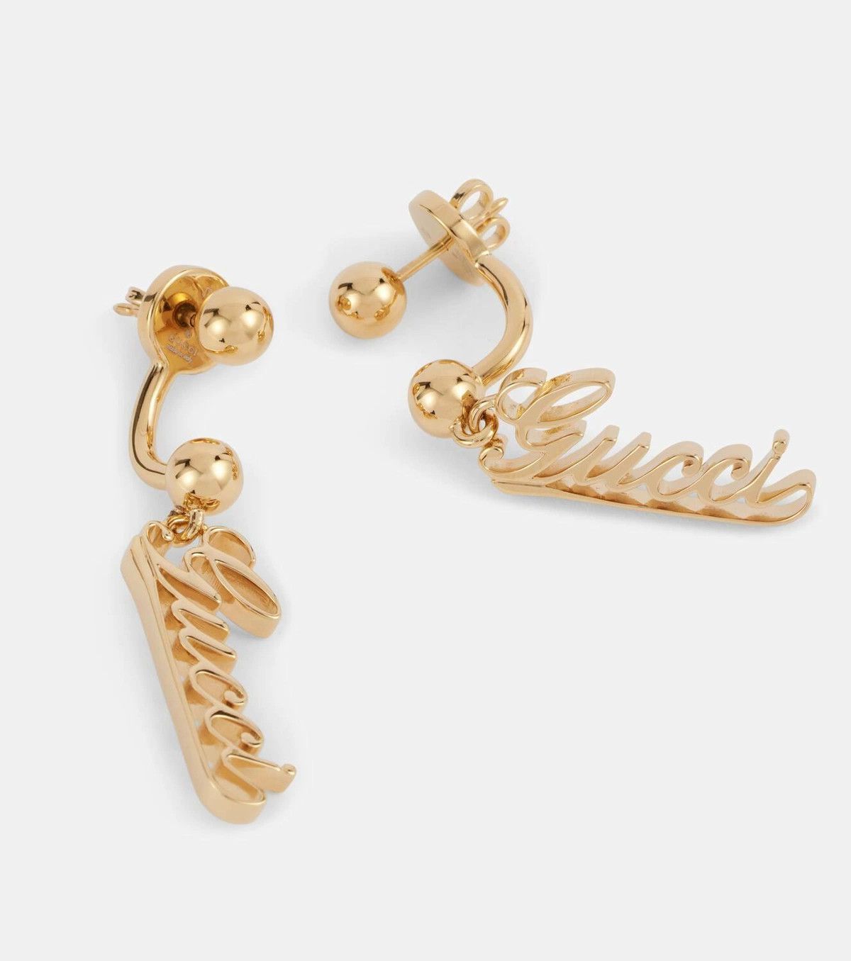Gucci oc11z0126 Size: OS / Baule Earrings Gucci Script In Gold Size ONE SIZE - 4 Thumbnail
